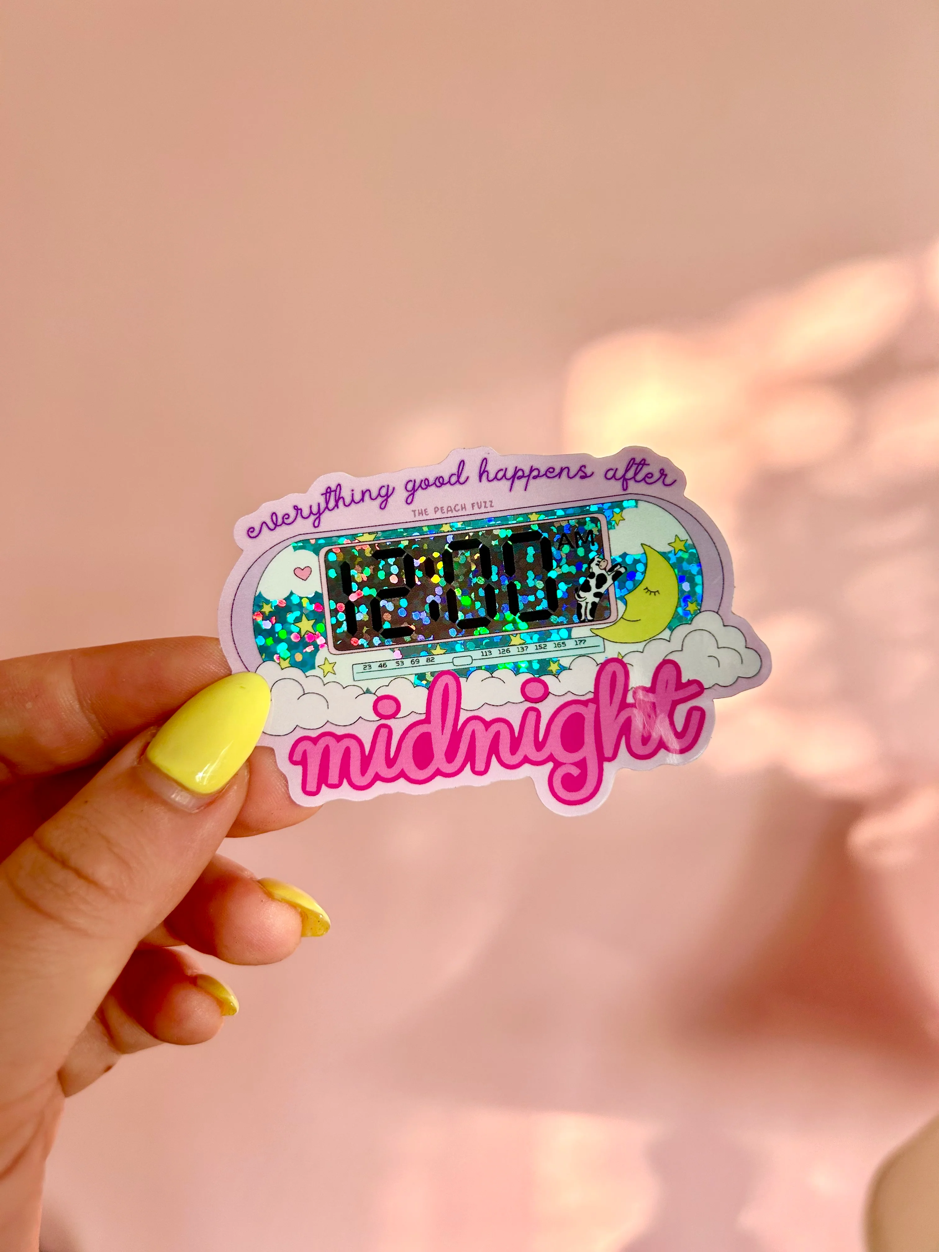 After Midnight Glitter Sticker - Image 4