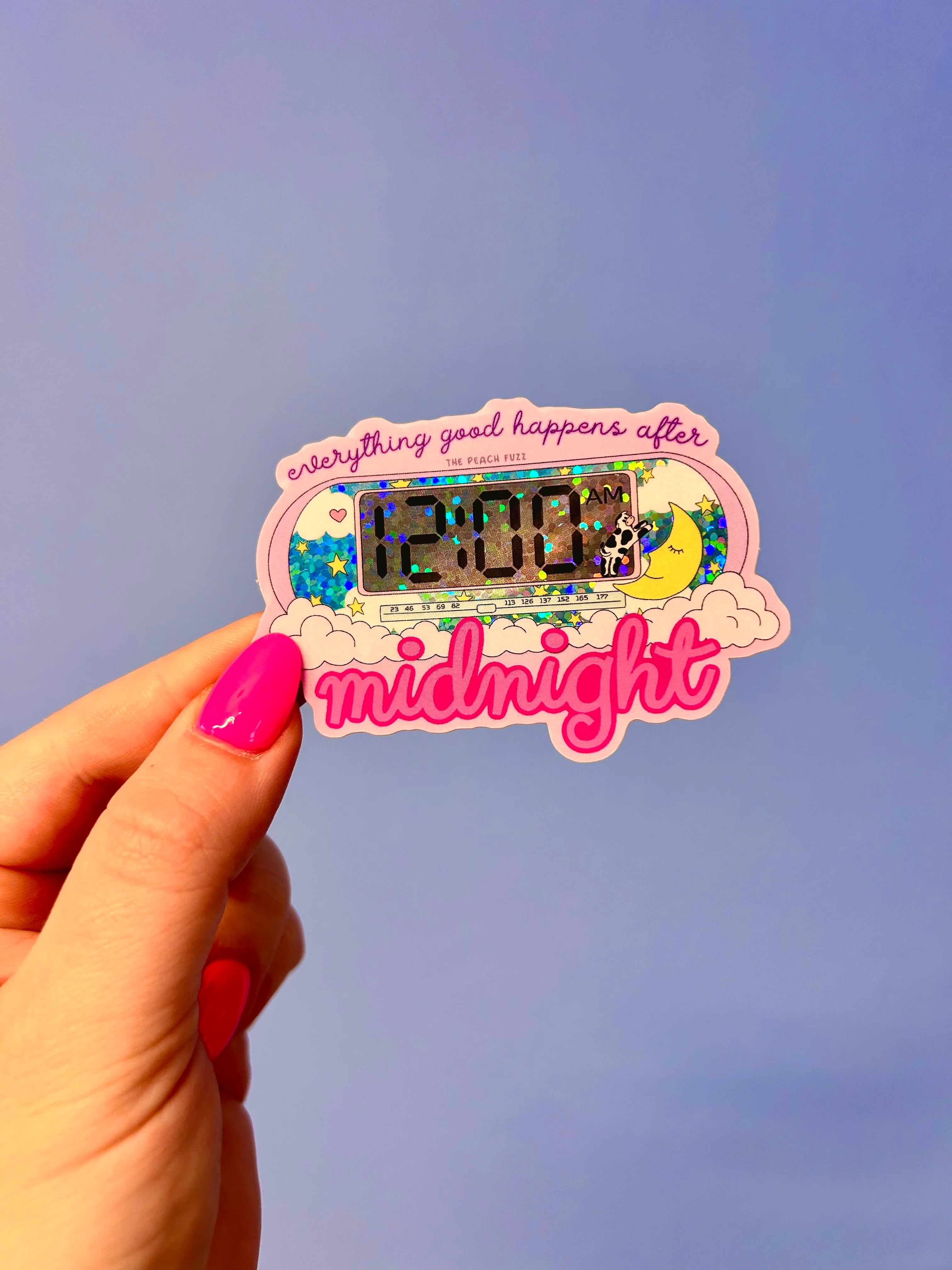 After Midnight Glitter Sticker - Image 5