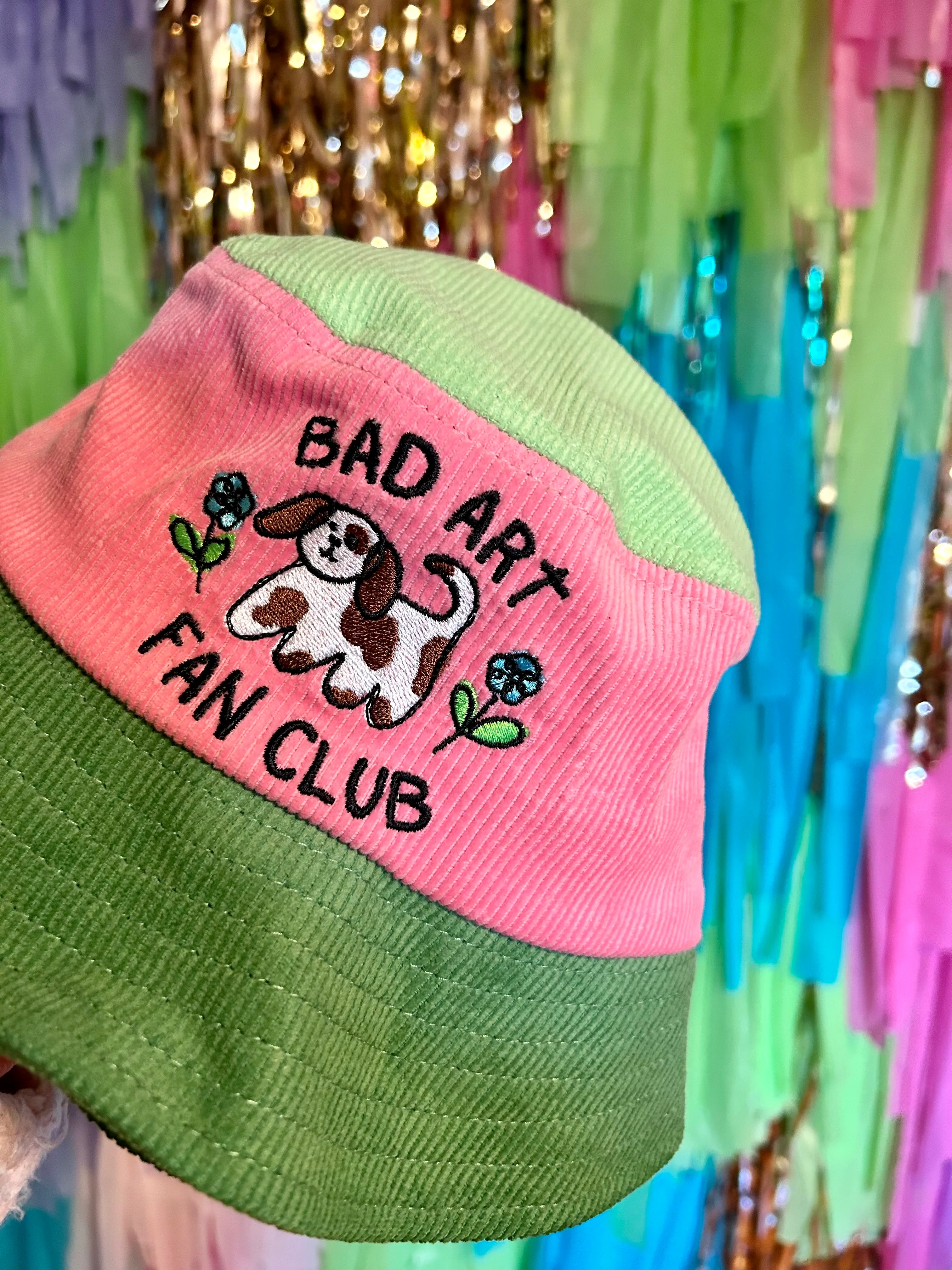Bad Art Fan Club Color Block Bucket Hat - Image 5
