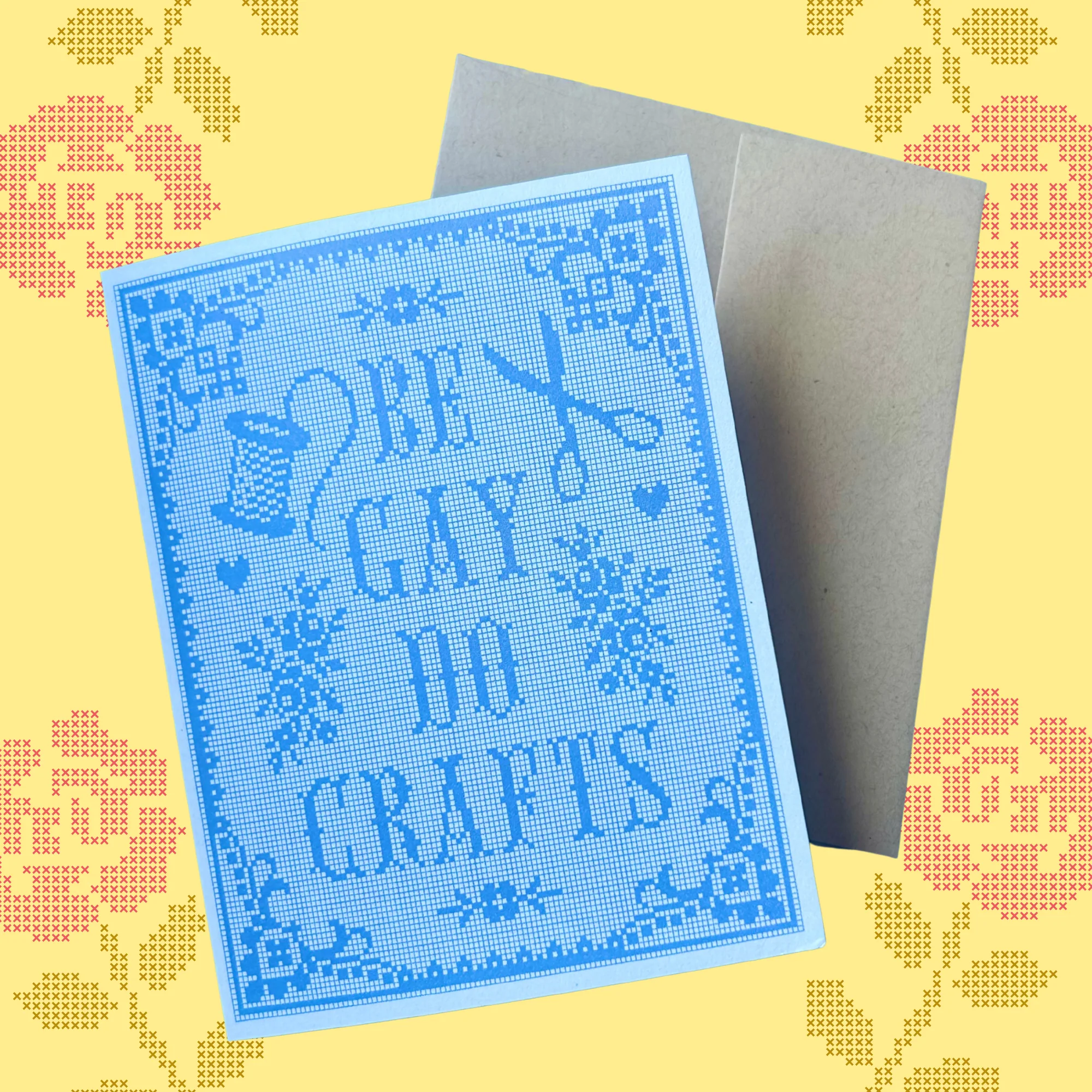 Be Gay Do Crafts Greeting Card - Image 2