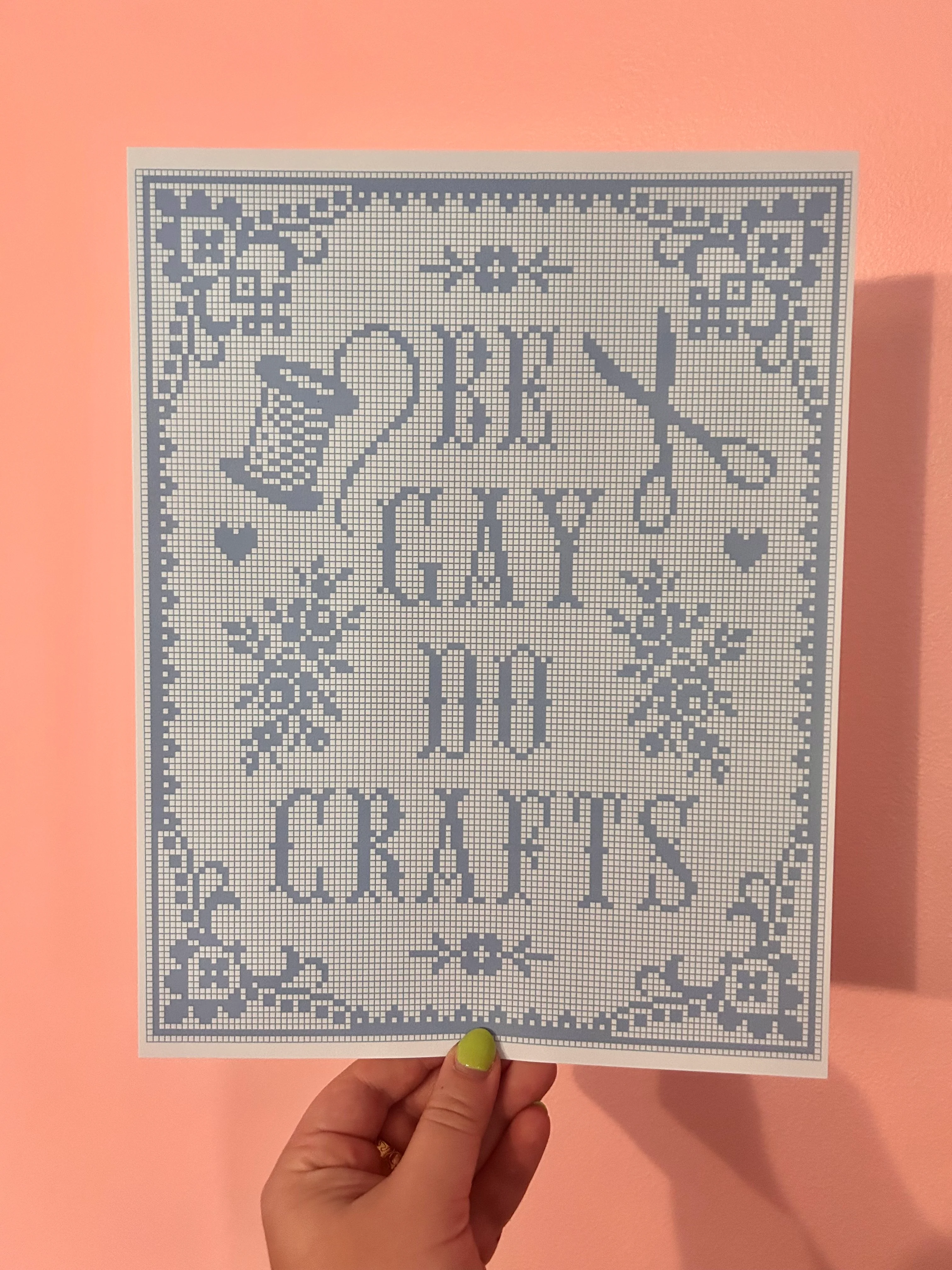Be Gay Do Crafts Print - Image 2