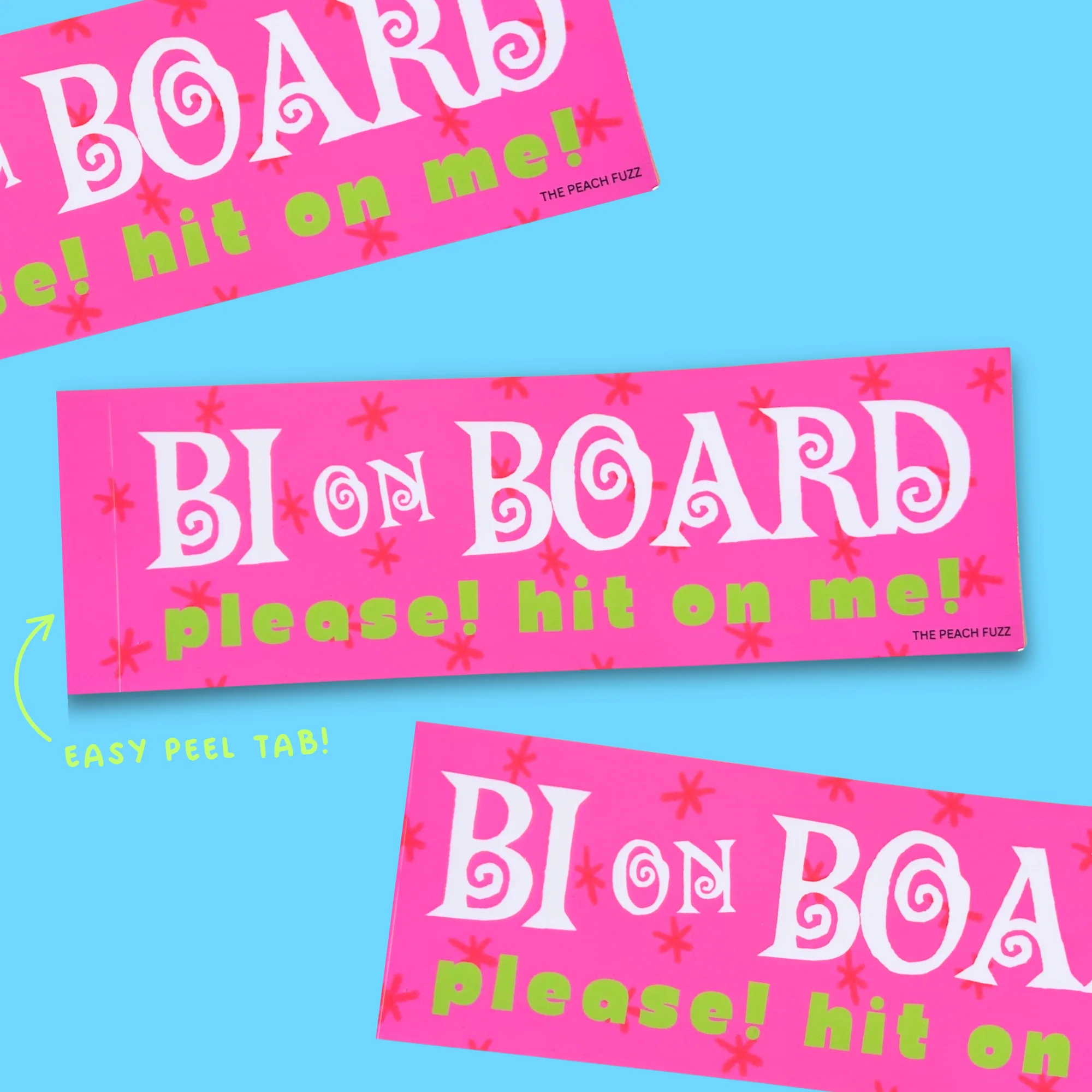 Bi On Board Bumper Sticker