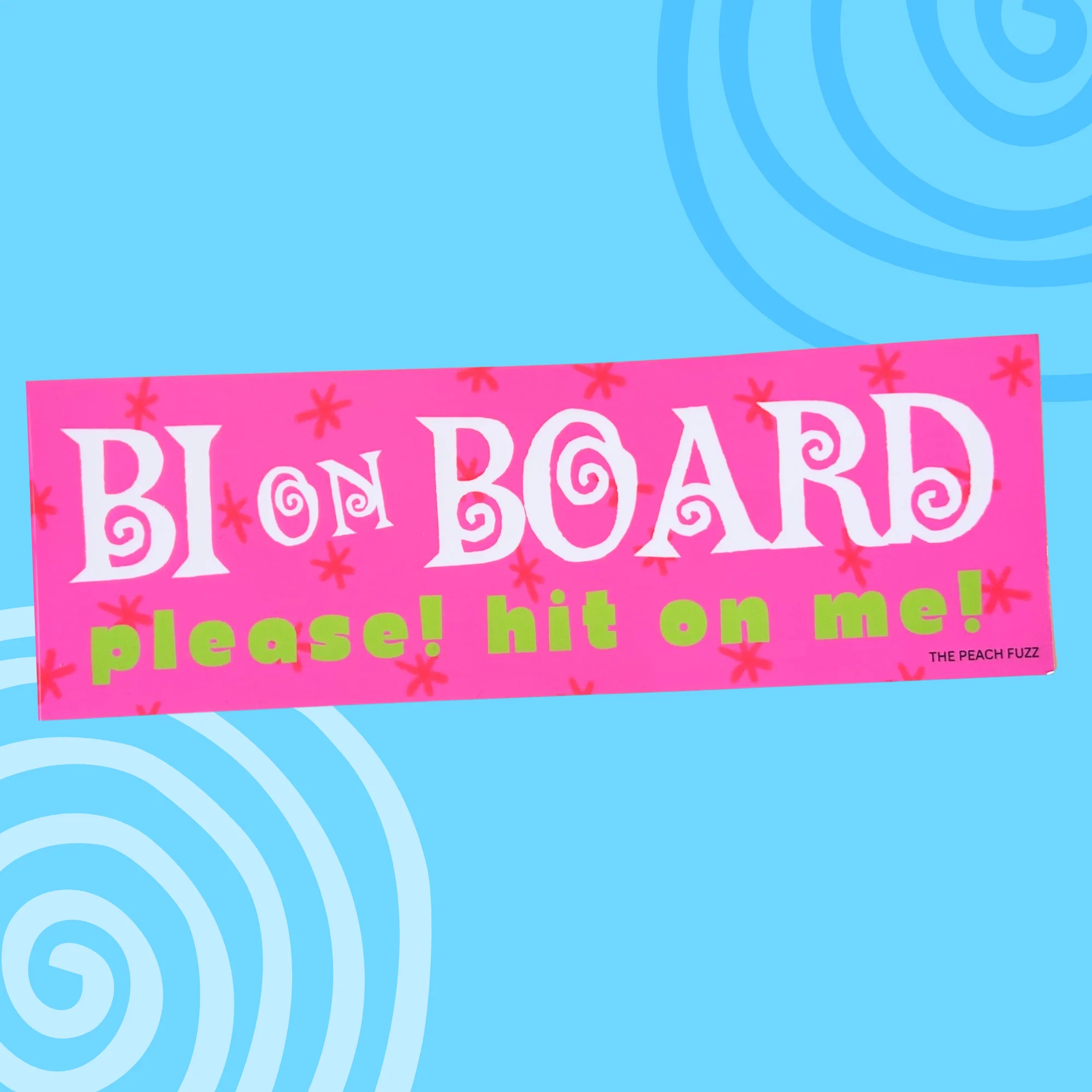 Bi On Board Bumper Sticker - Image 2