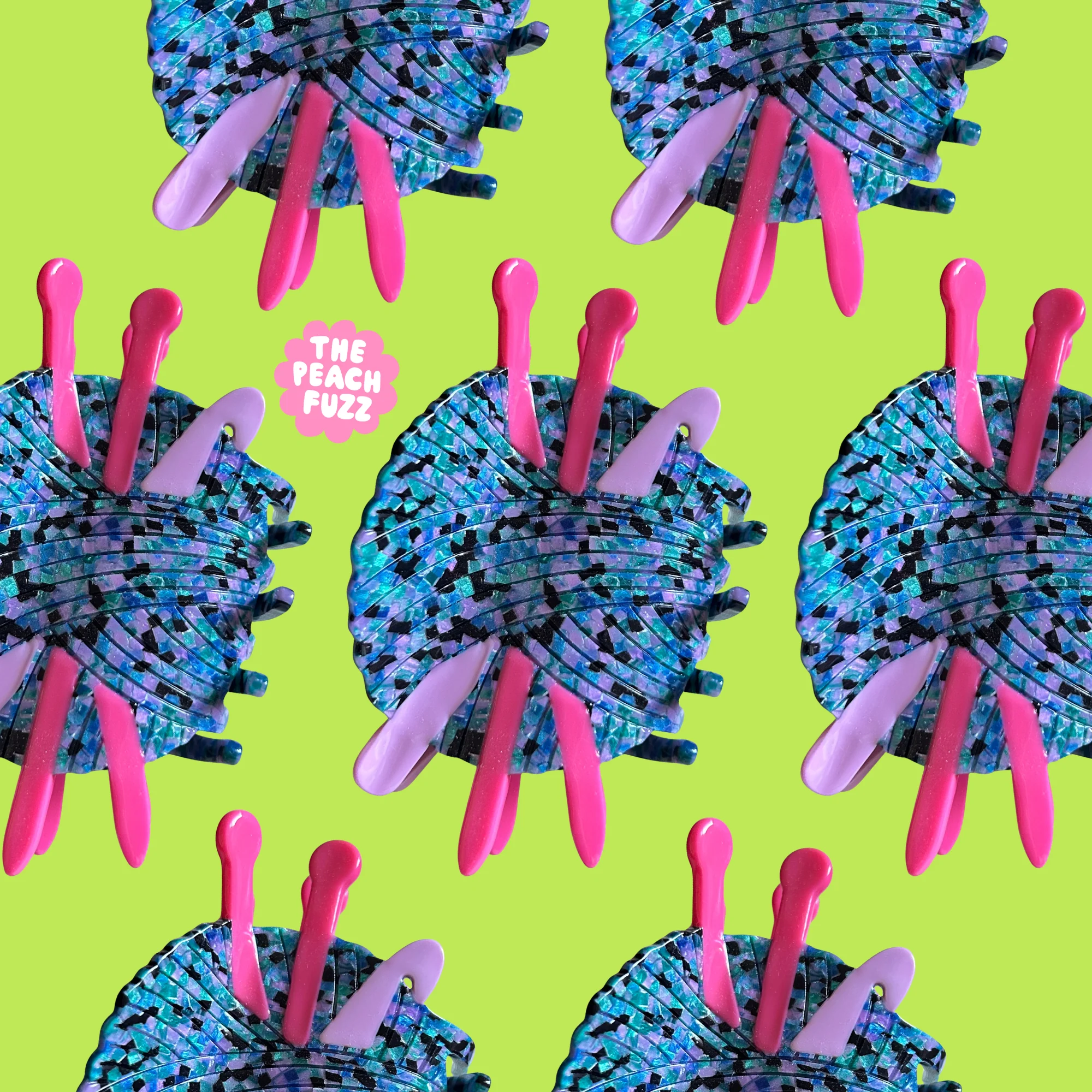 Combined Knitting & Crochet Needle Hair Claw - Image 2