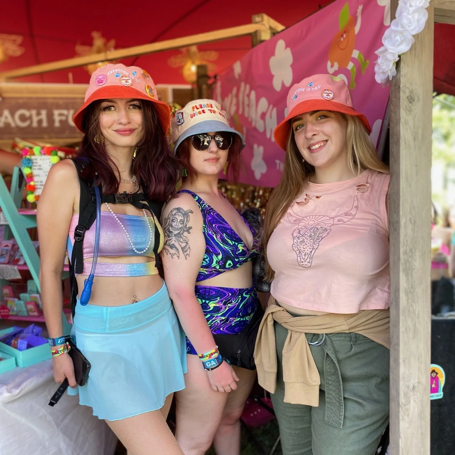 Everyone Is Gay Color Block Bucket Hat - Image 10