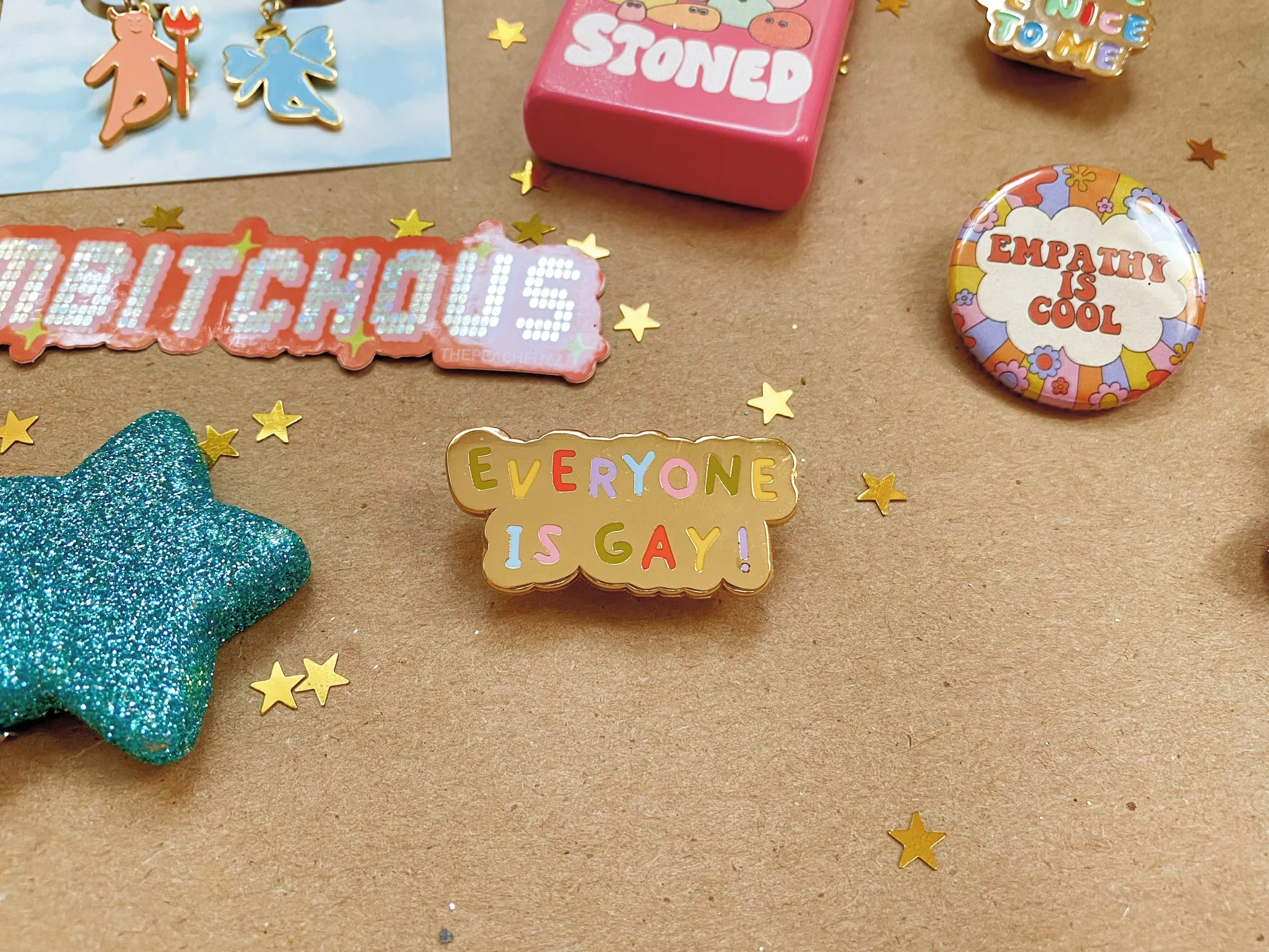 Everyone Is Gay Enamel Pin - Image 10