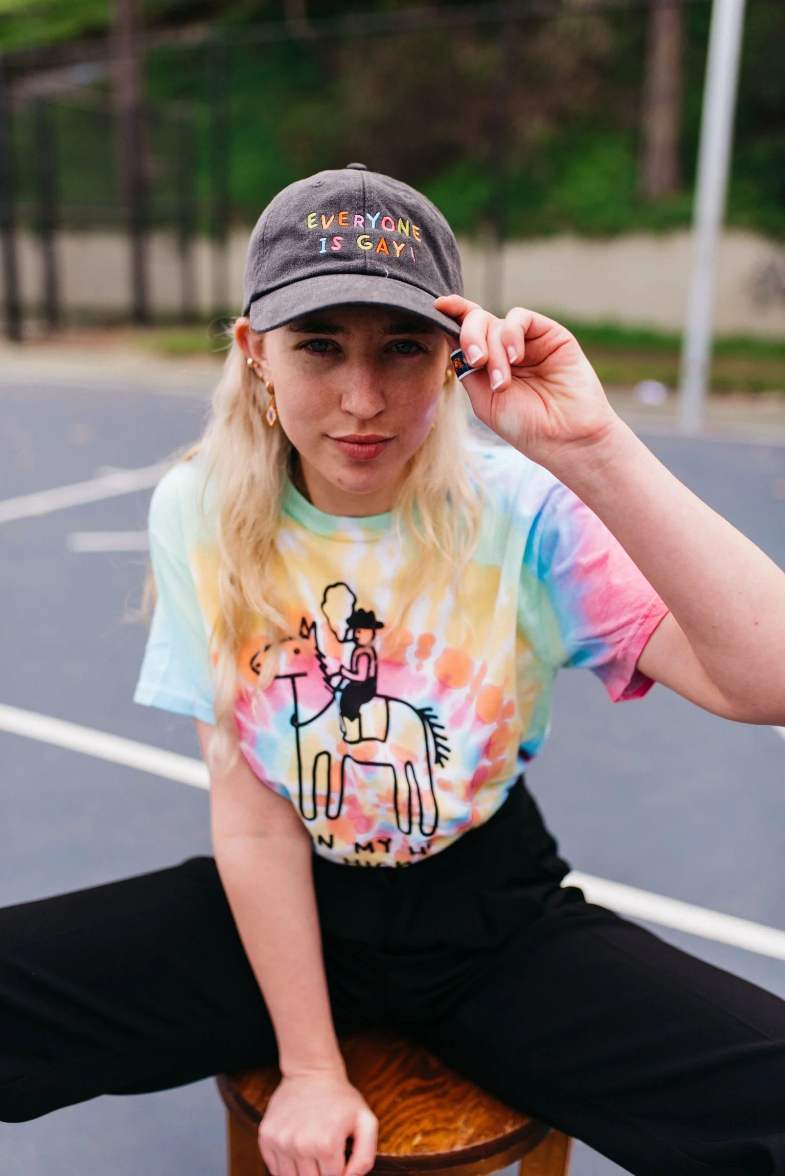 Everyone Is Gay Baseball Hat - Image 6