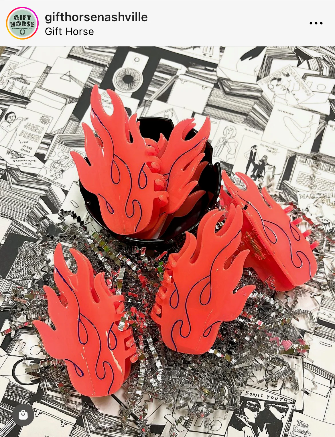 Flamin’ Hot Flames Hair Claw - Image 6