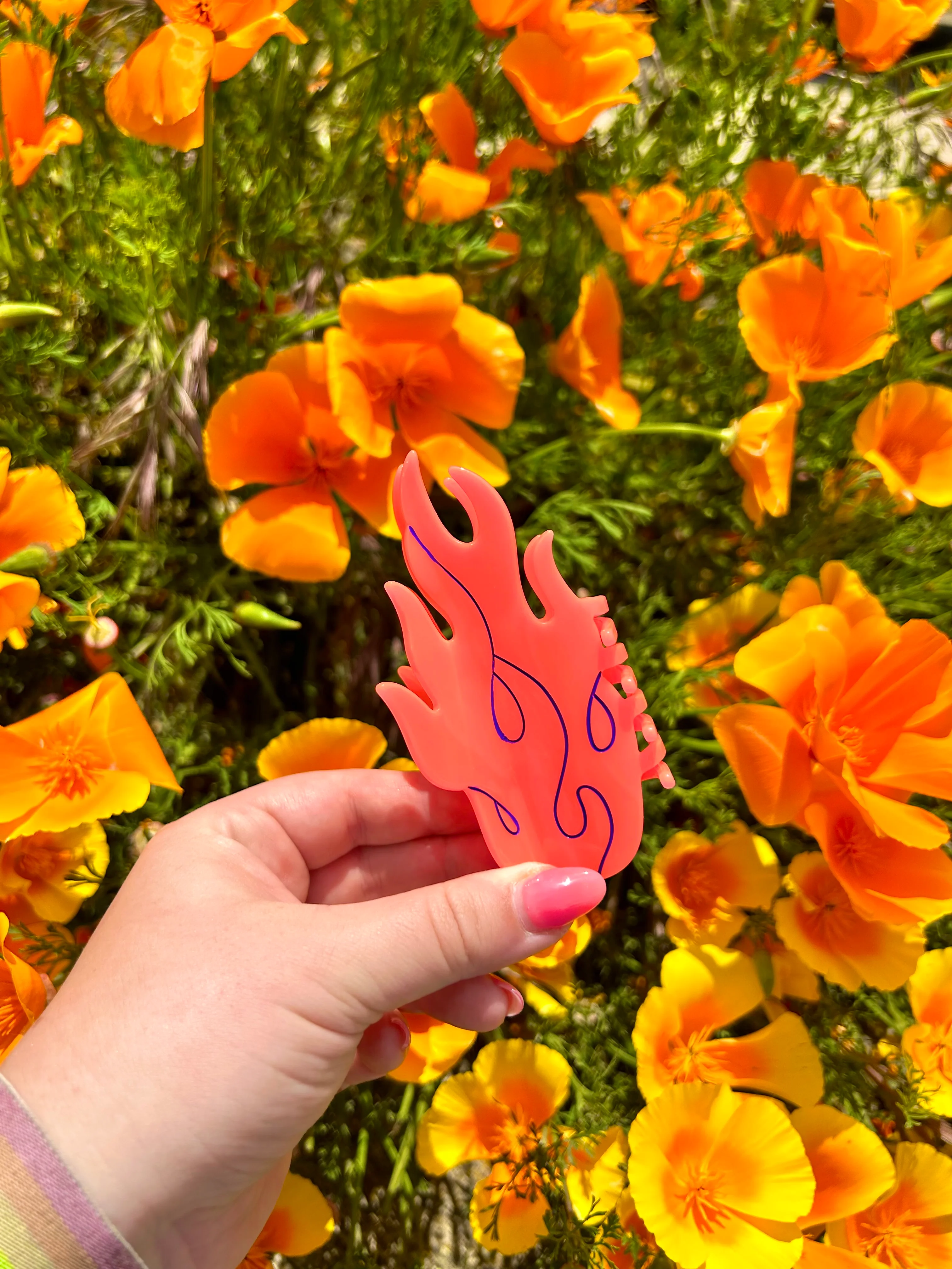 Flamin’ Hot Flames Hair Claw - Image 9
