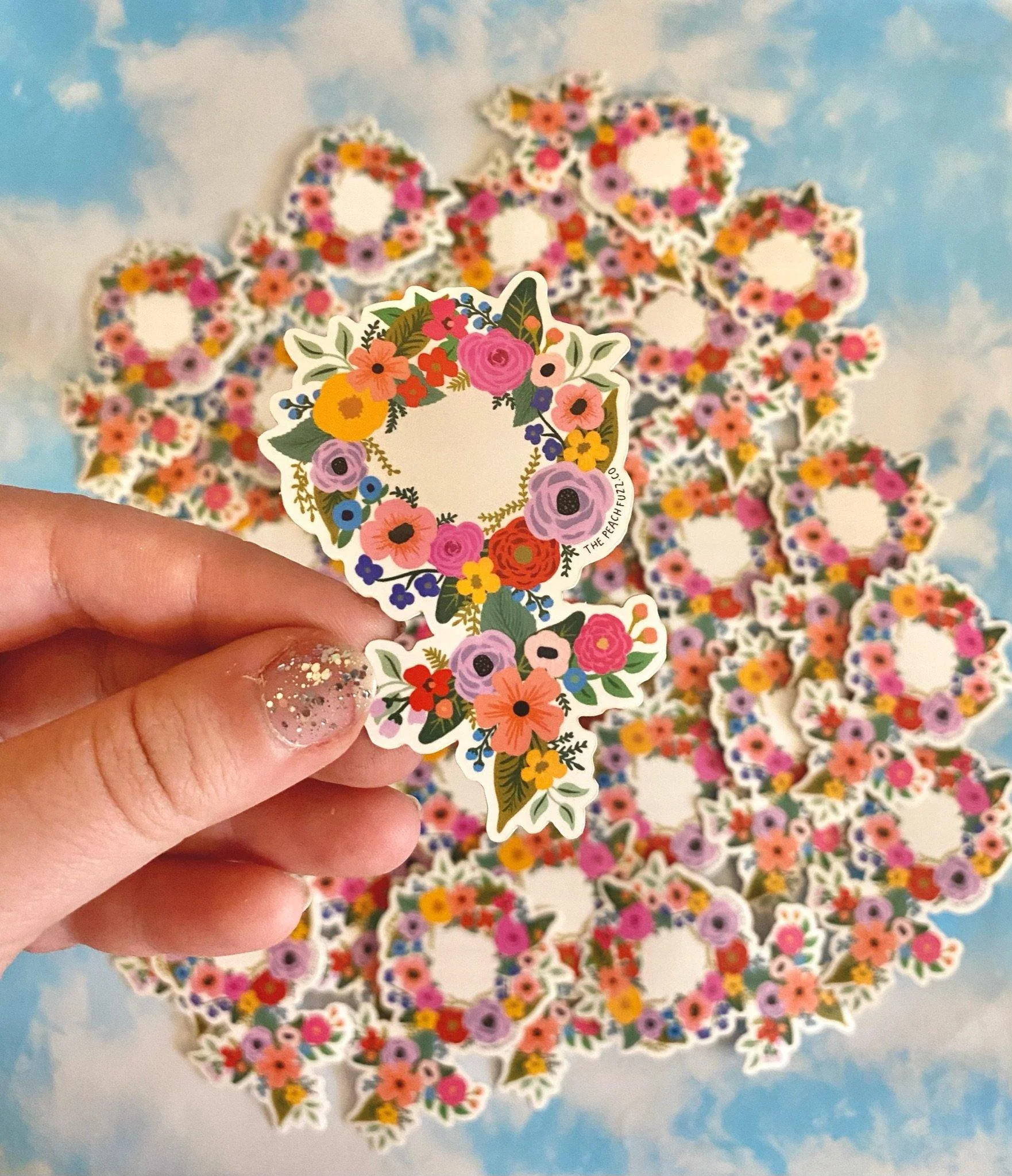Floral Feminist Sticker - Image 4