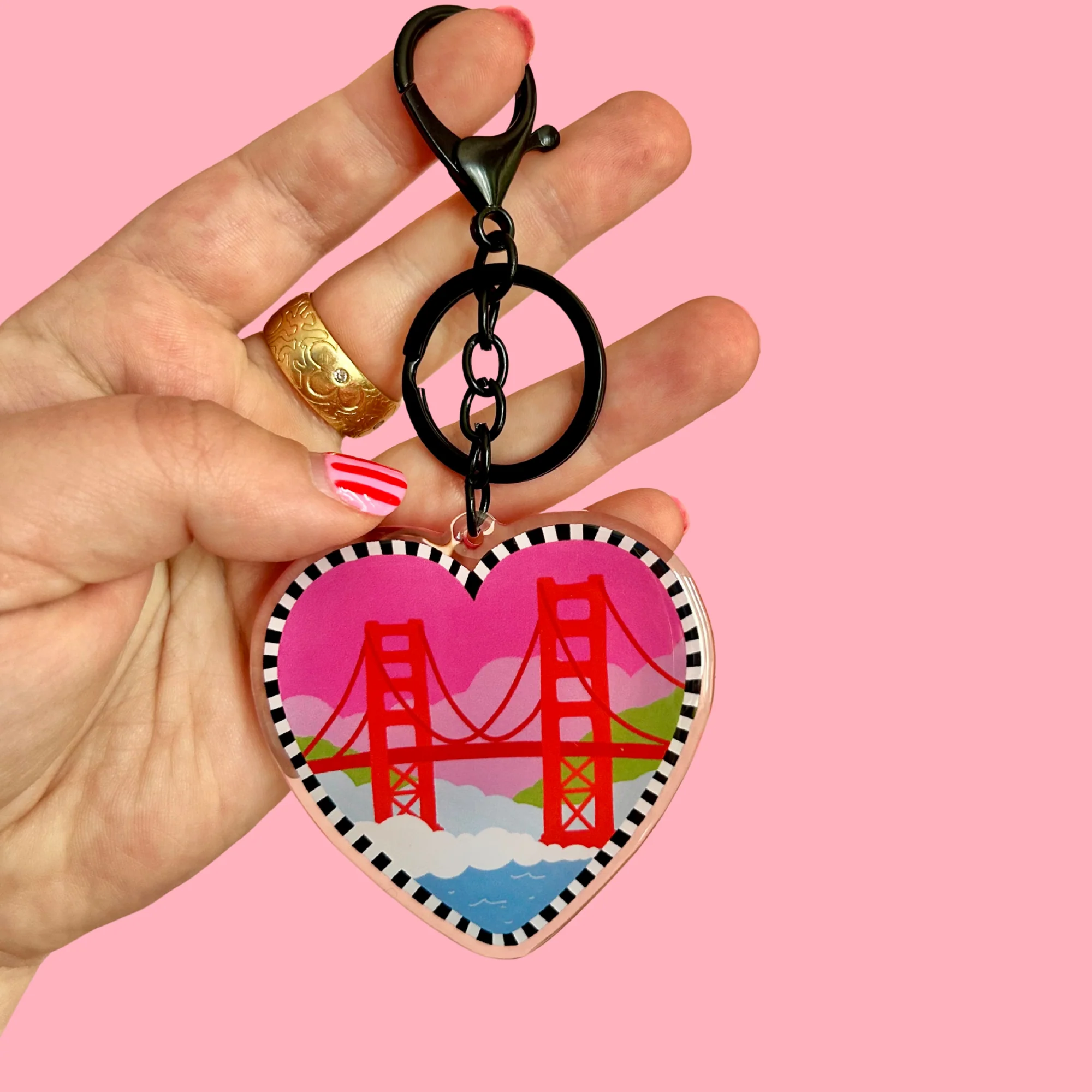 Heart SF Keychain - Image 3