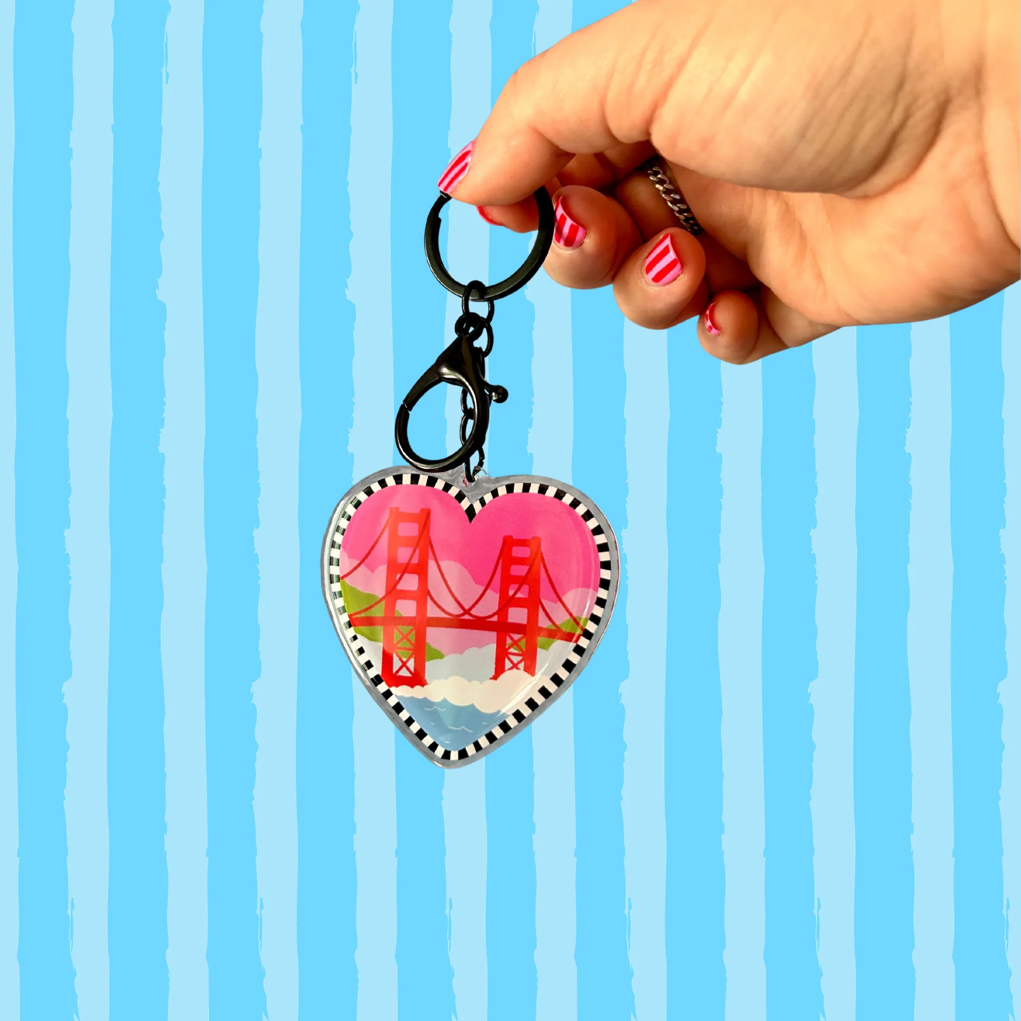 Heart SF Keychain - Image 4