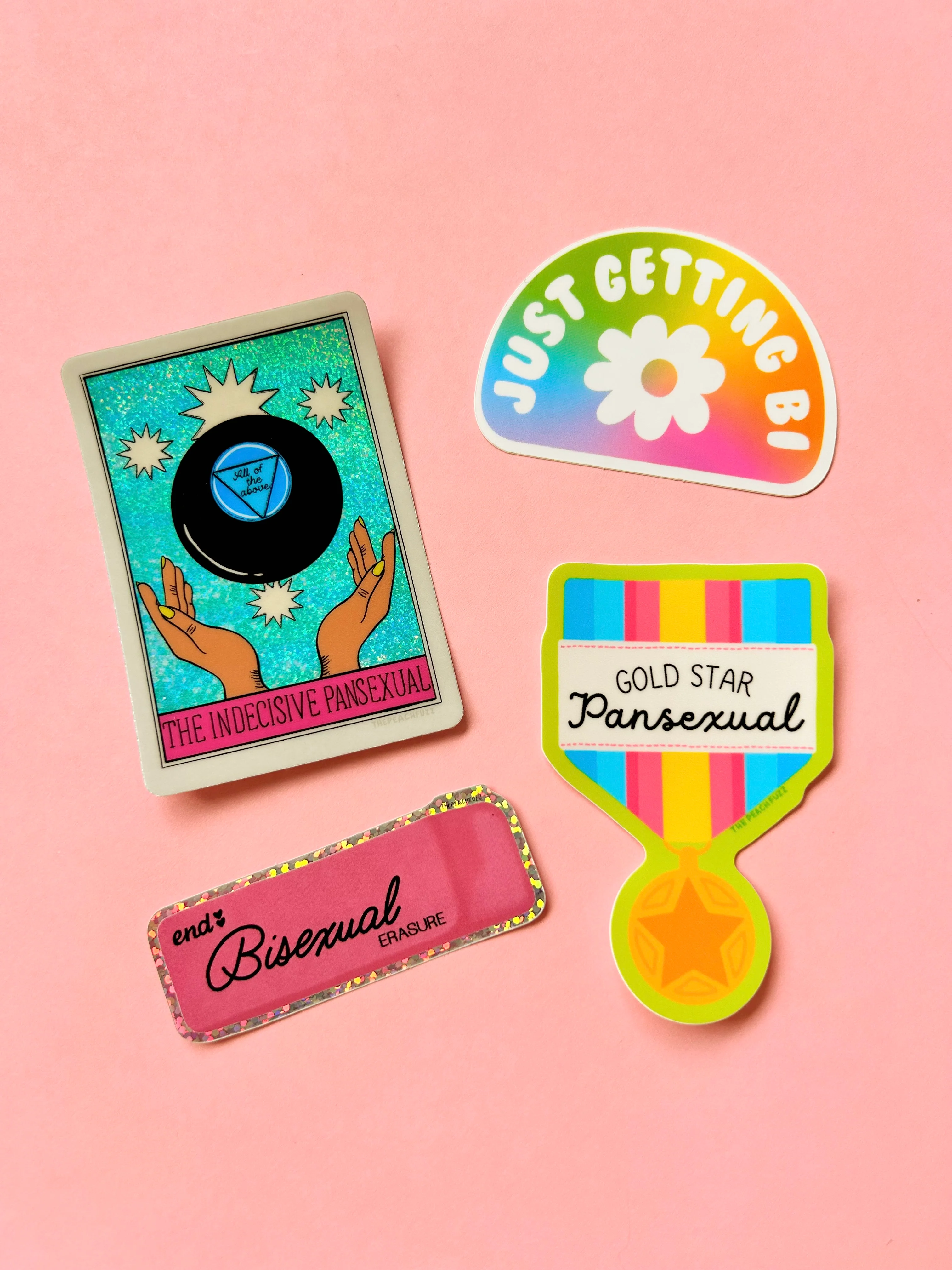 Just Getting Bi Sticker - Image 3