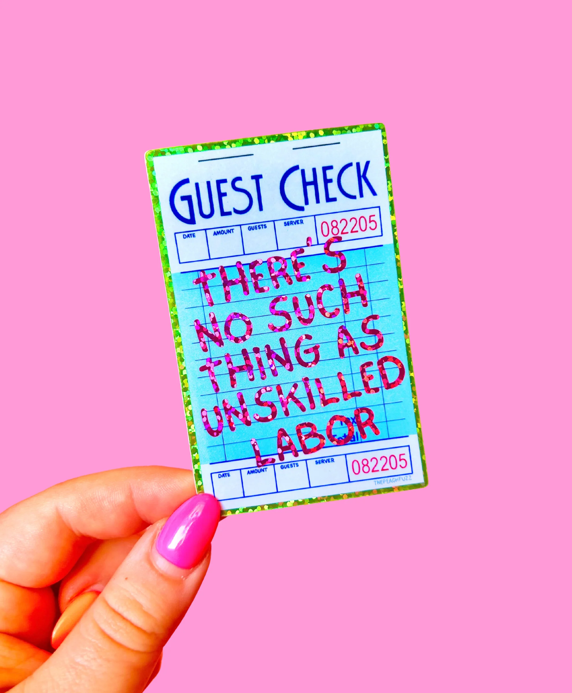 No Such Thing As Unskilled Labor Sticker - Image 2
