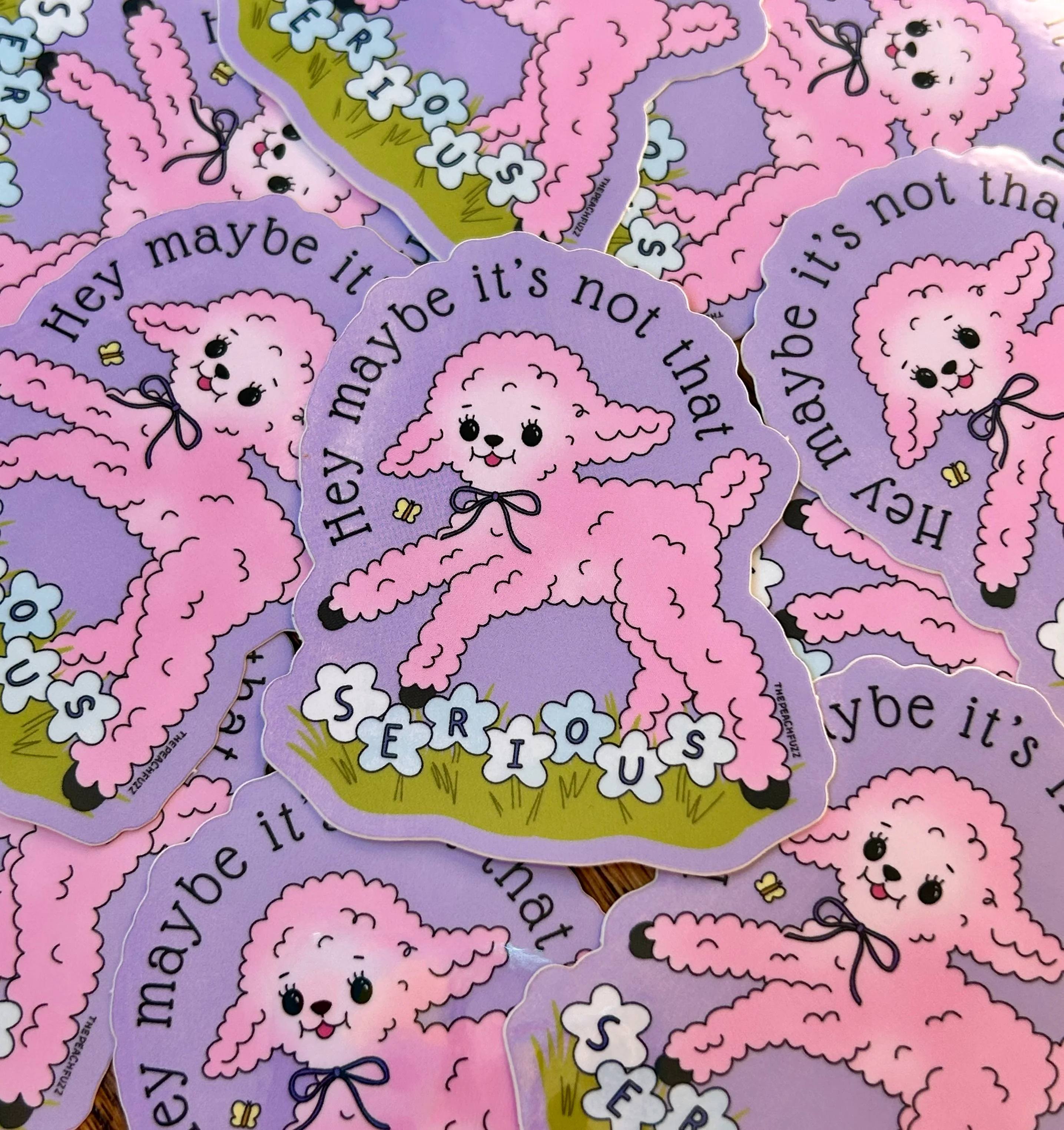 Not That Serious Sticker - Image 2