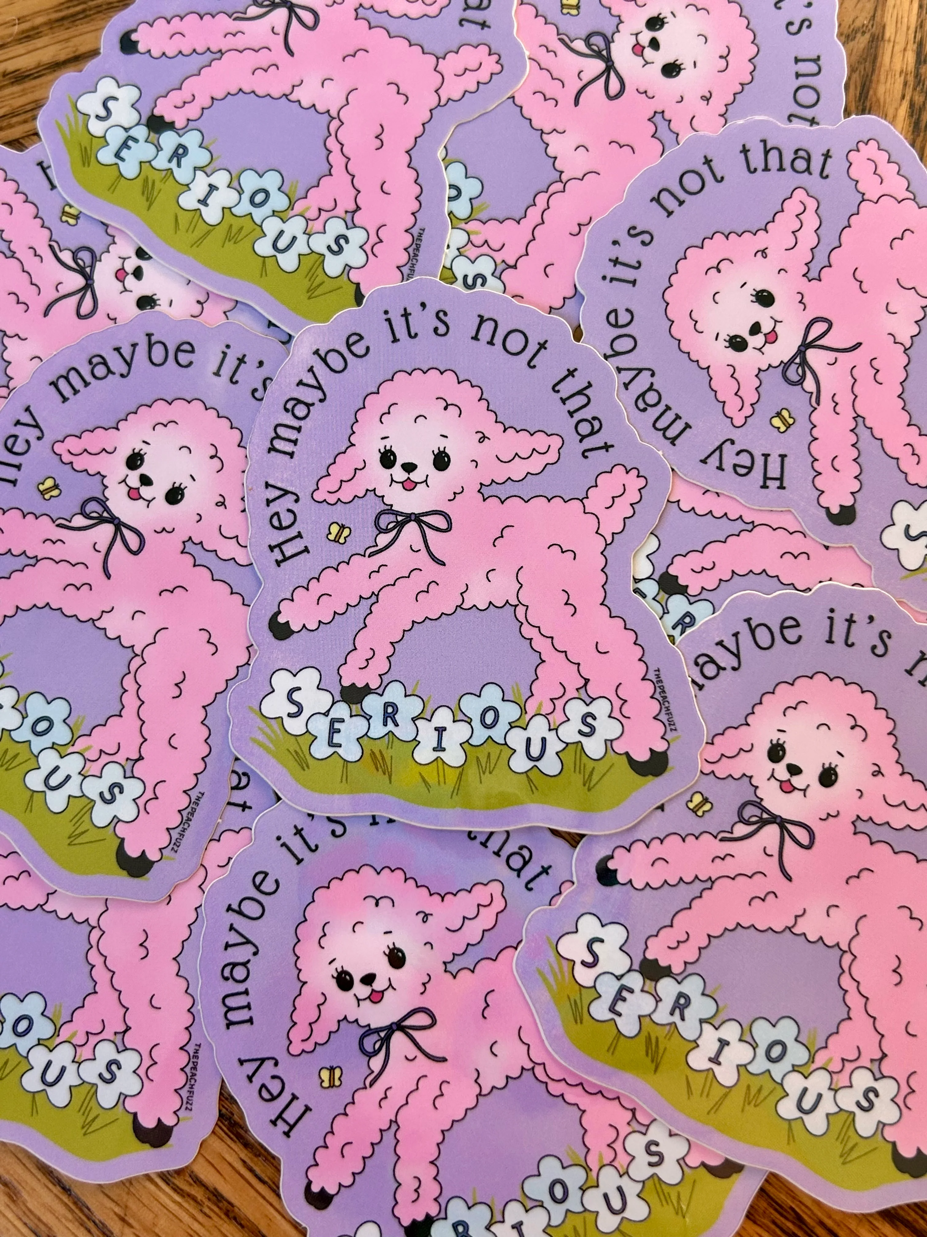 Not That Serious Sticker - Image 3