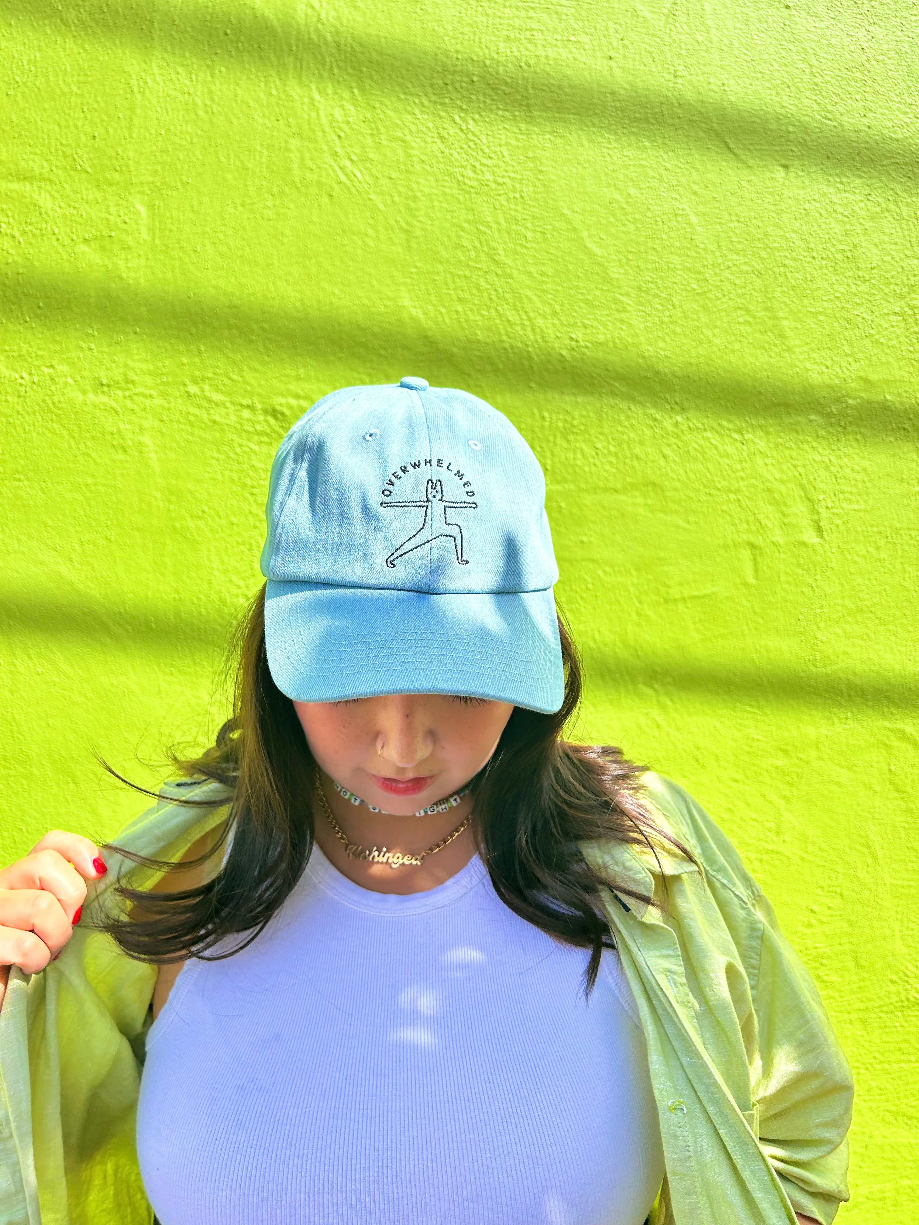 Overwhelmed Baseball Hat - Image 11