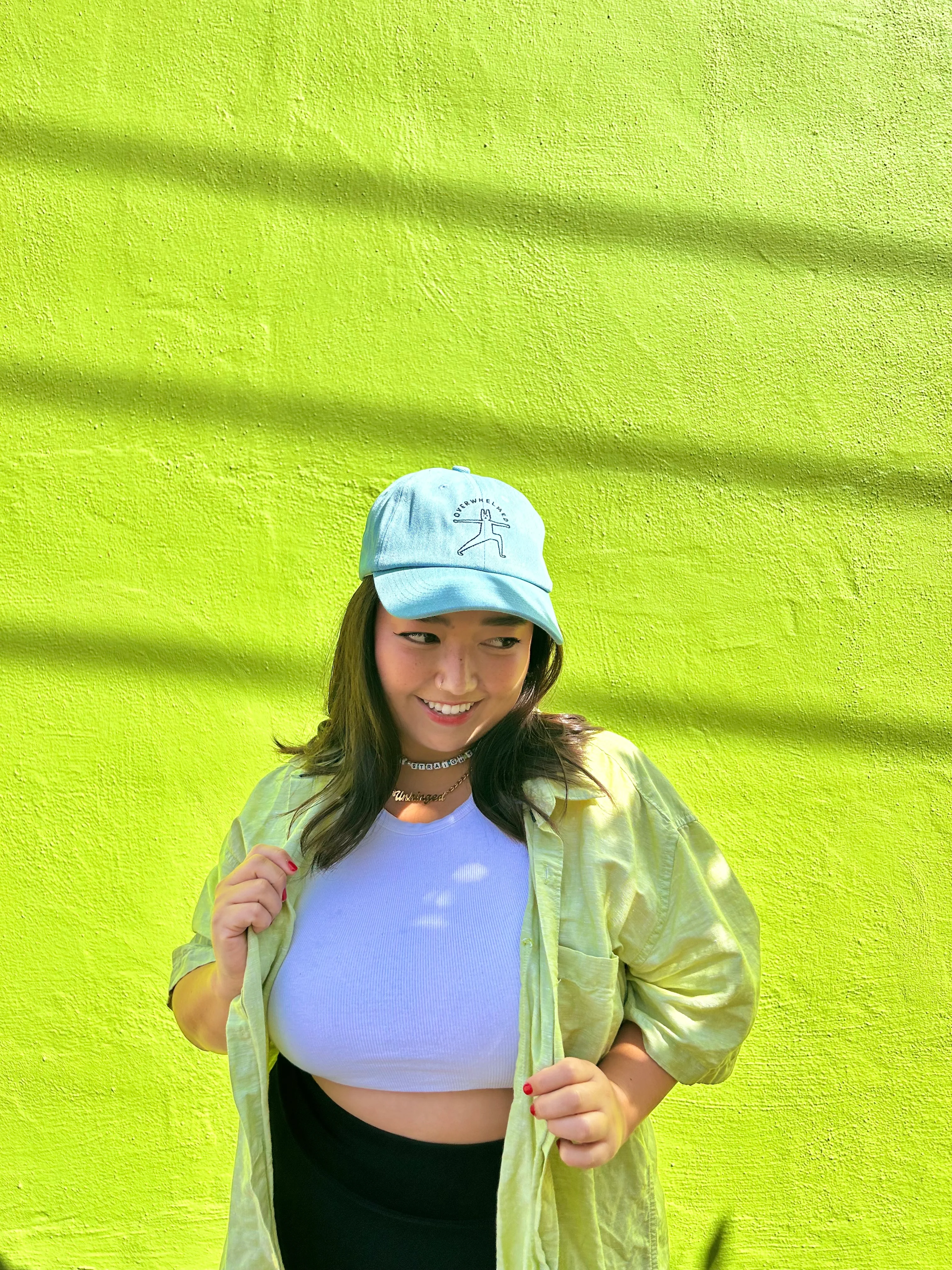Overwhelmed Baseball Hat - Image 3