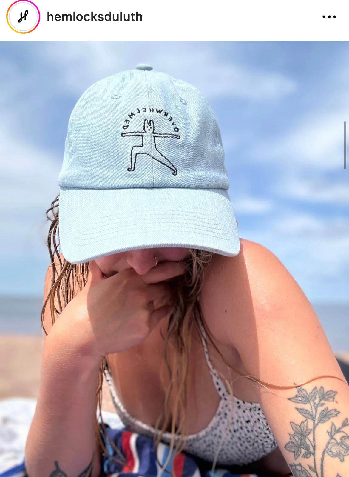 Overwhelmed Baseball Hat - Image 6
