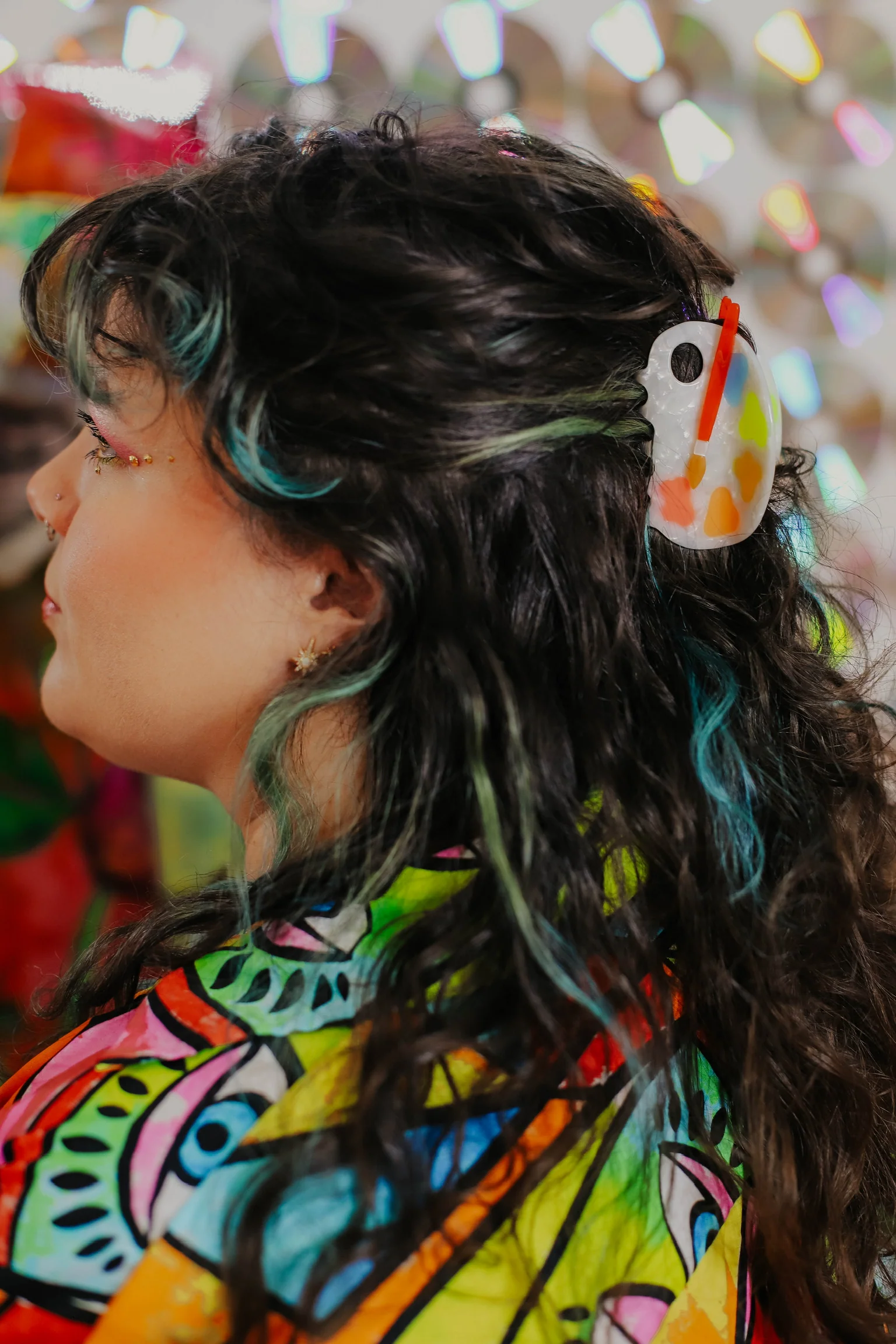 Paint Palette Hair Claw - Image 3