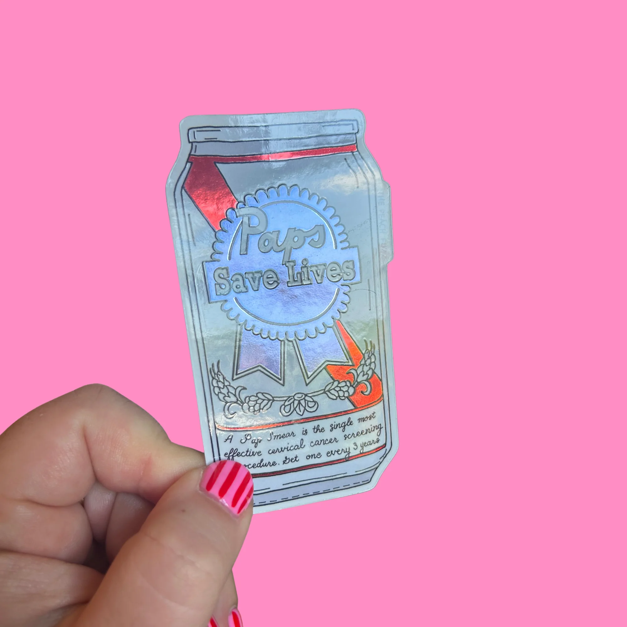 Paps Save Lives Sticker - Image 2