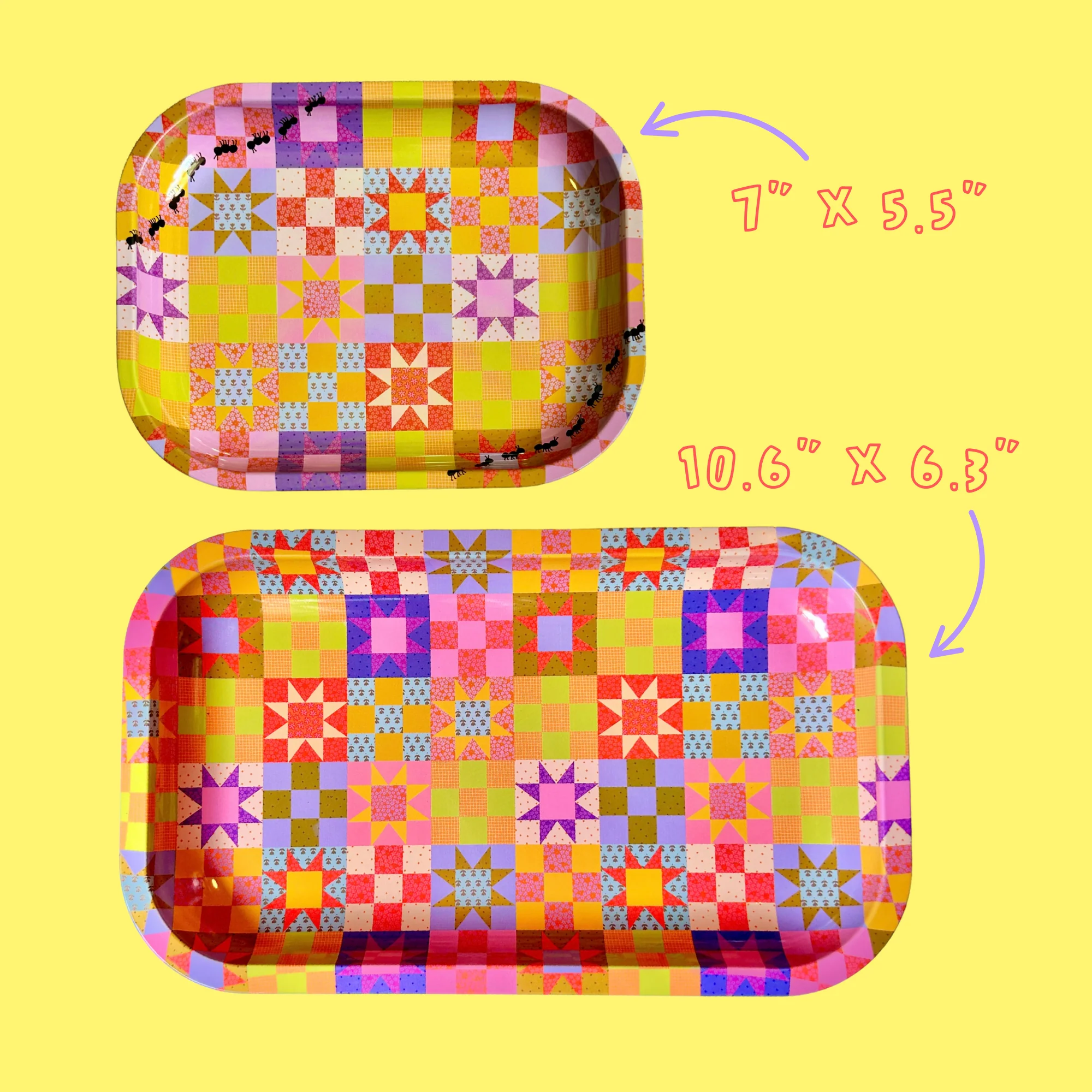 Patchwork Quilt Tray - Image 2