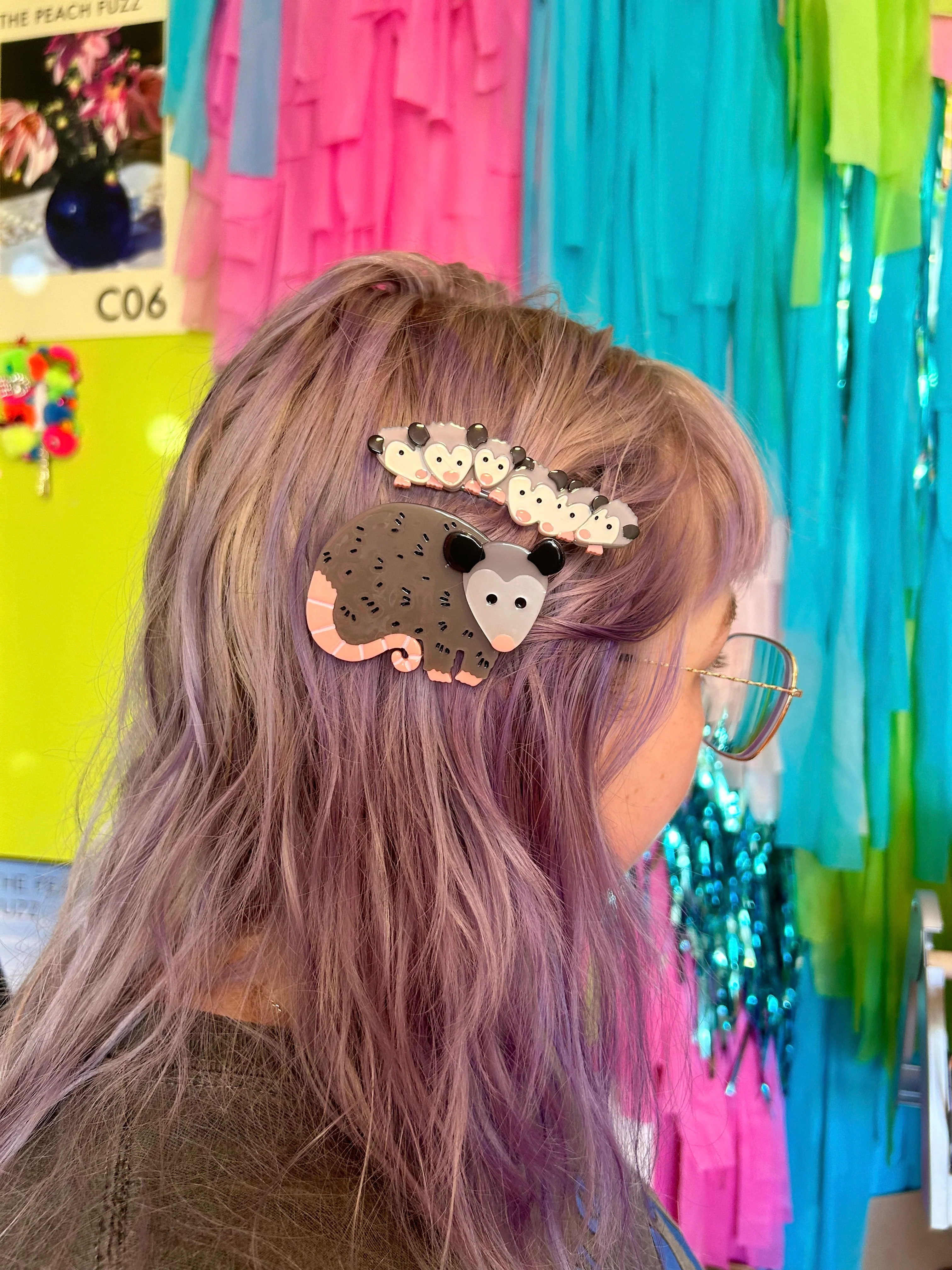 Possum Family Hair Clip Set - Image 5