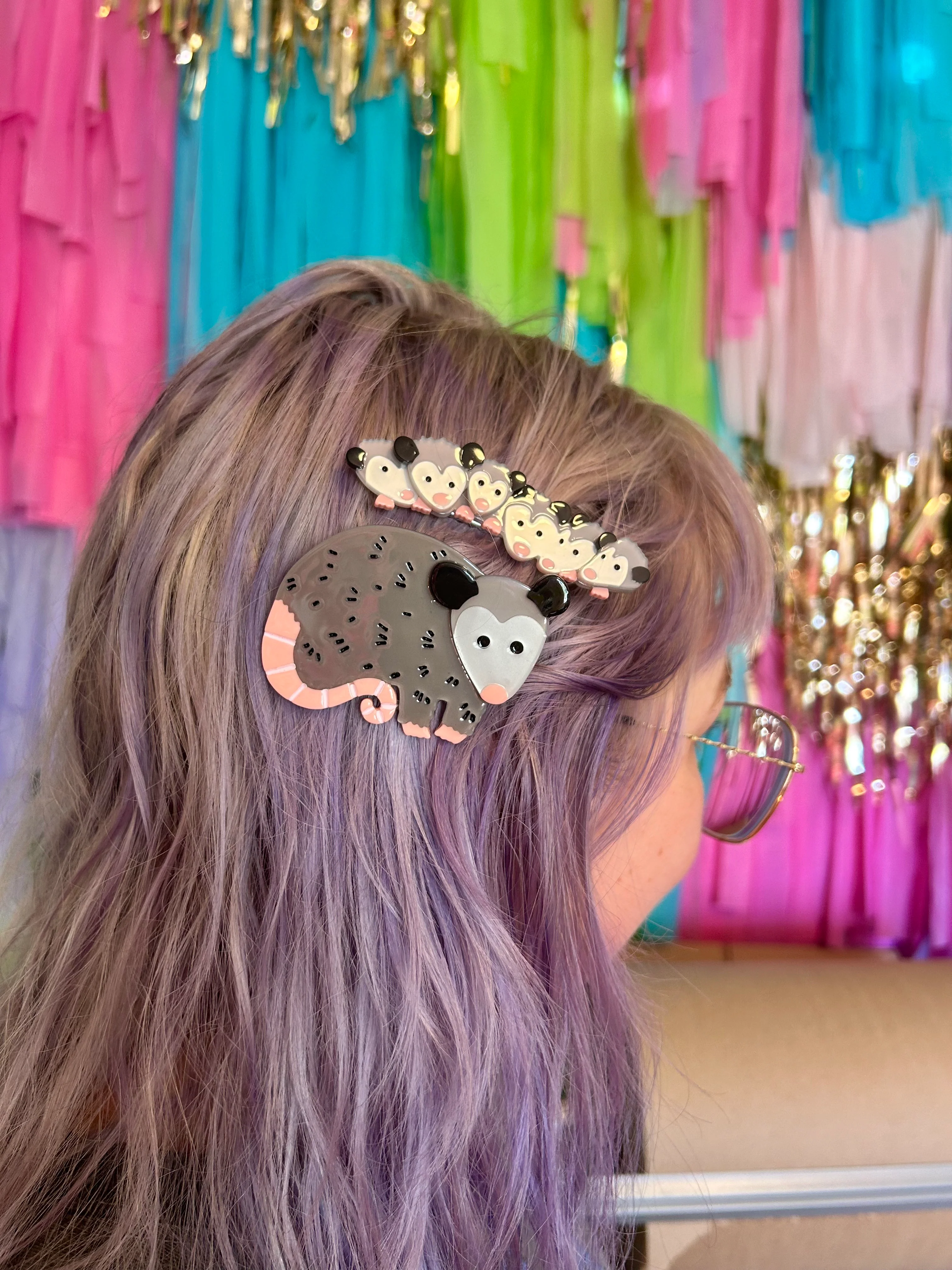 Possum Family Hair Clip Set - Image 7