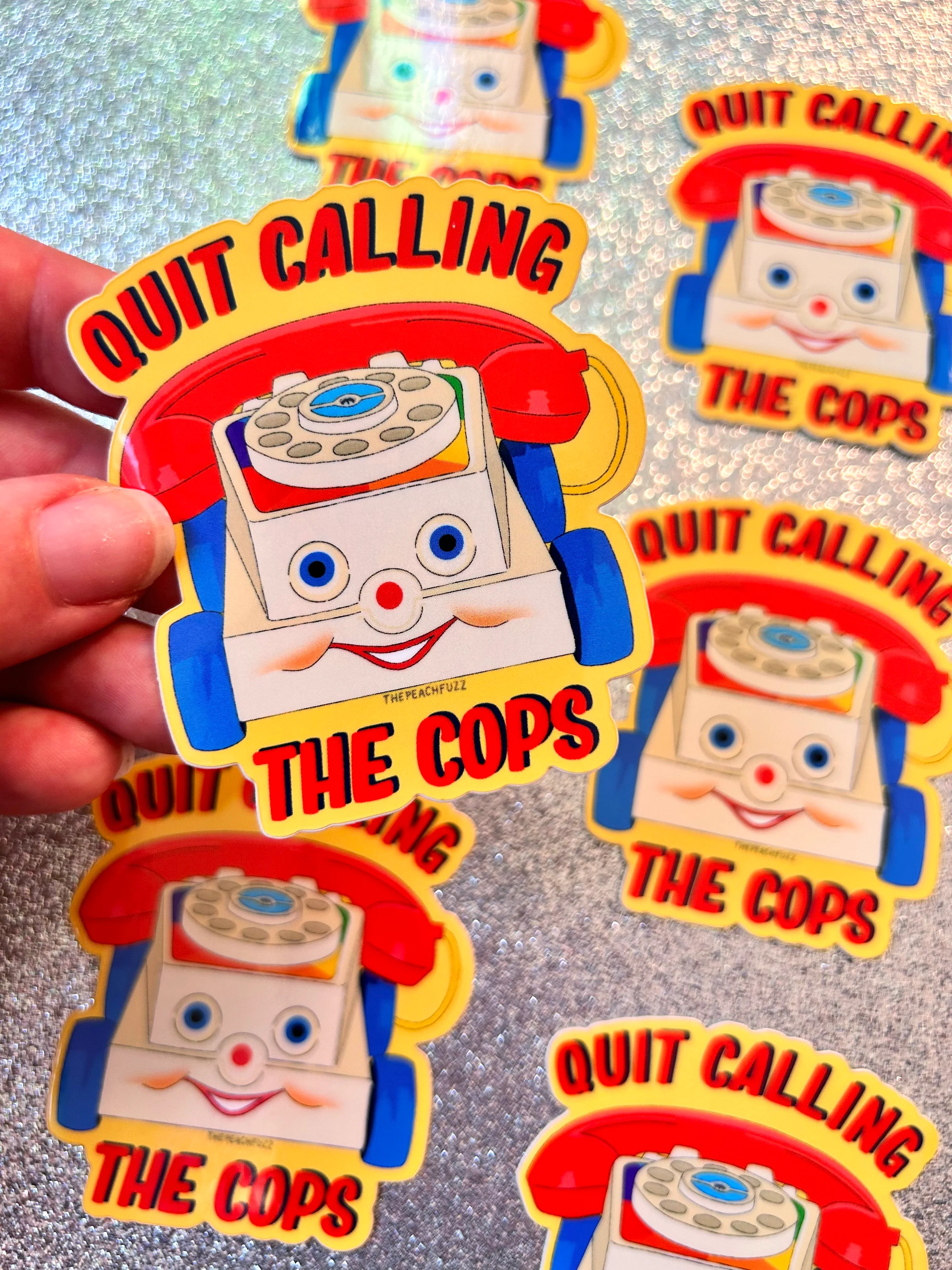 Quit Calling The Cops Sticker - Image 2