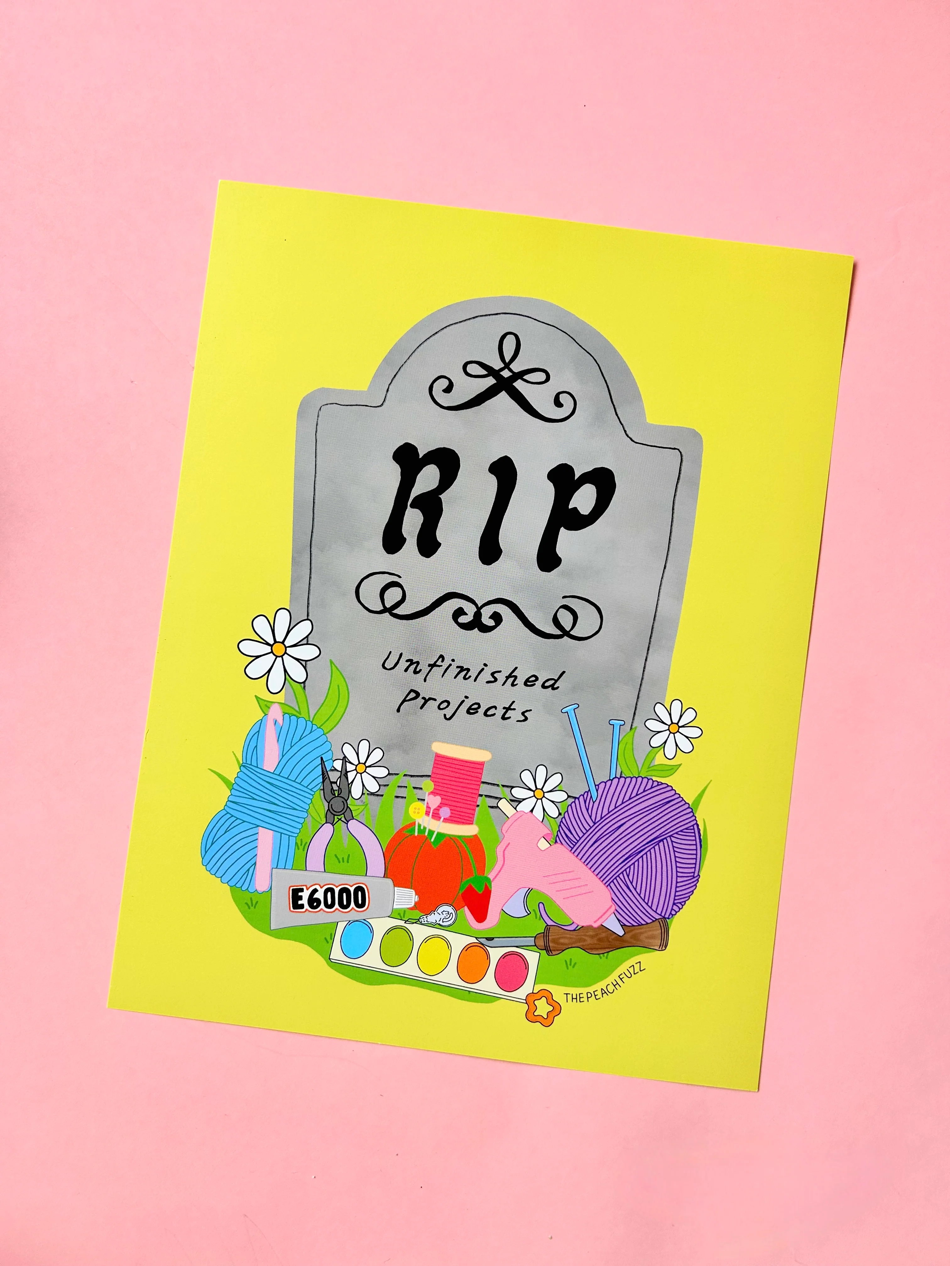 R.I.P. Unfinished Projects Print - Image 5