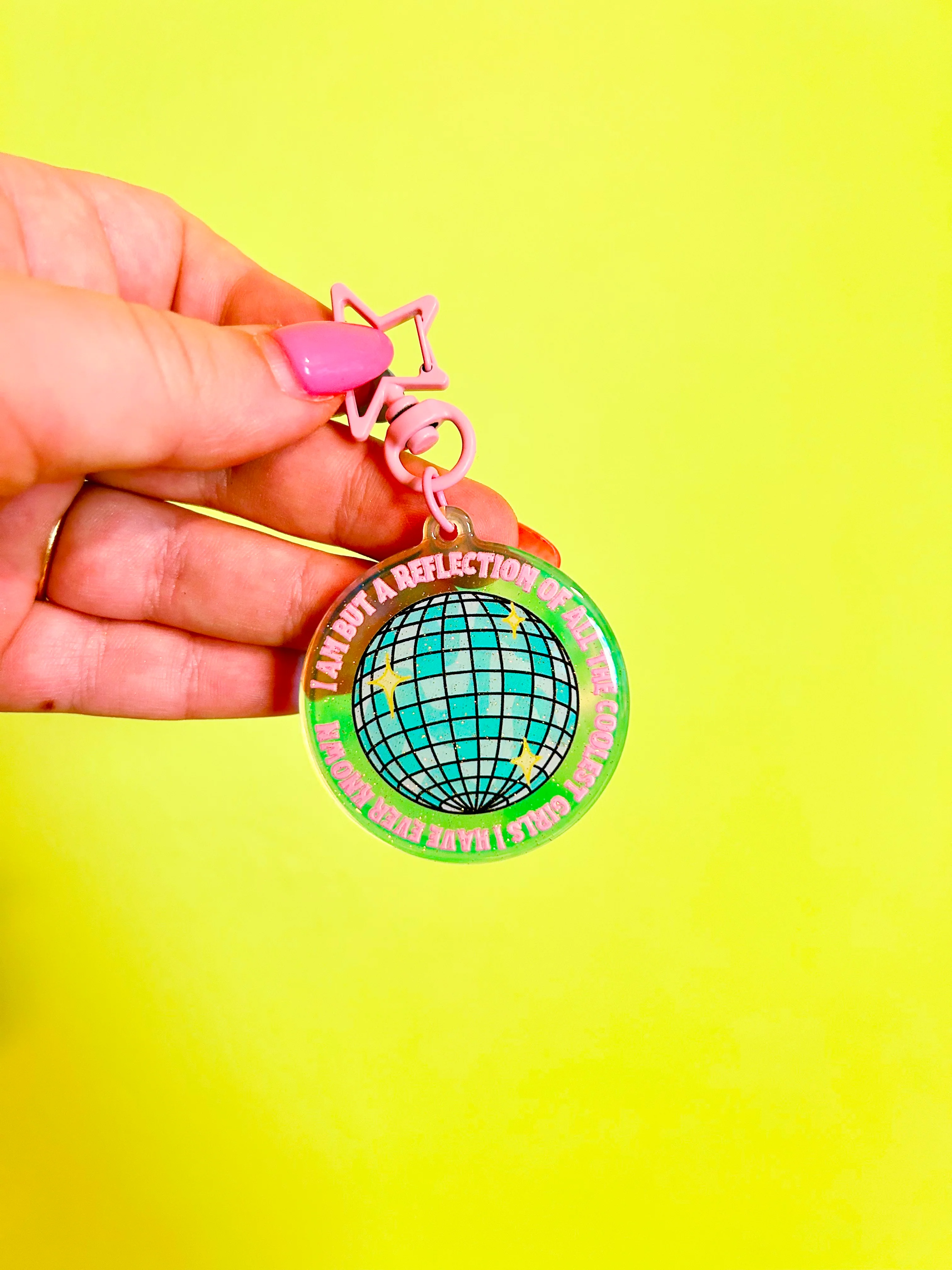 Reflection of the Coolest GIRLS I've Known Keychain - Image 7