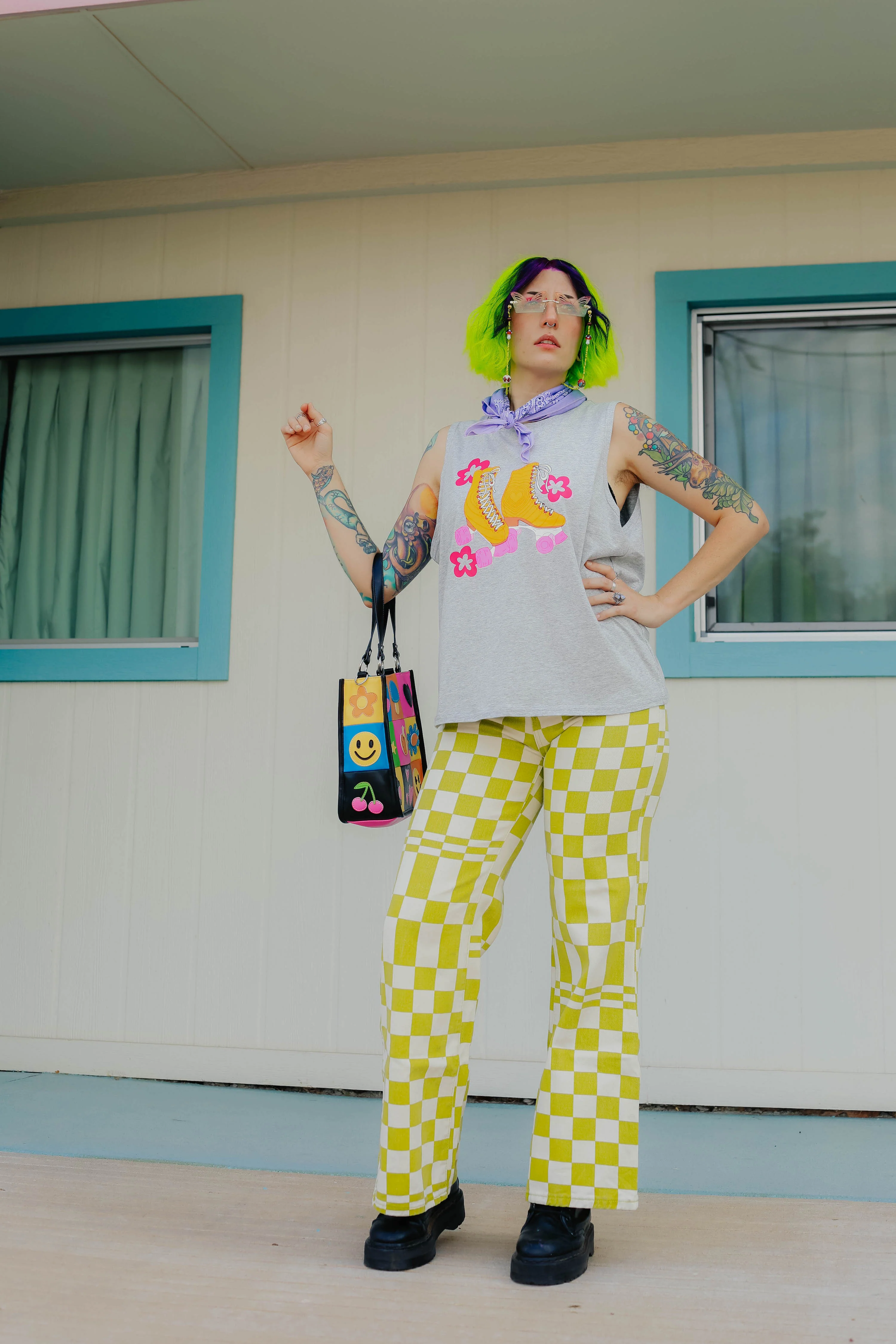 Roller Skates Tank Top Shirt - Image 5
