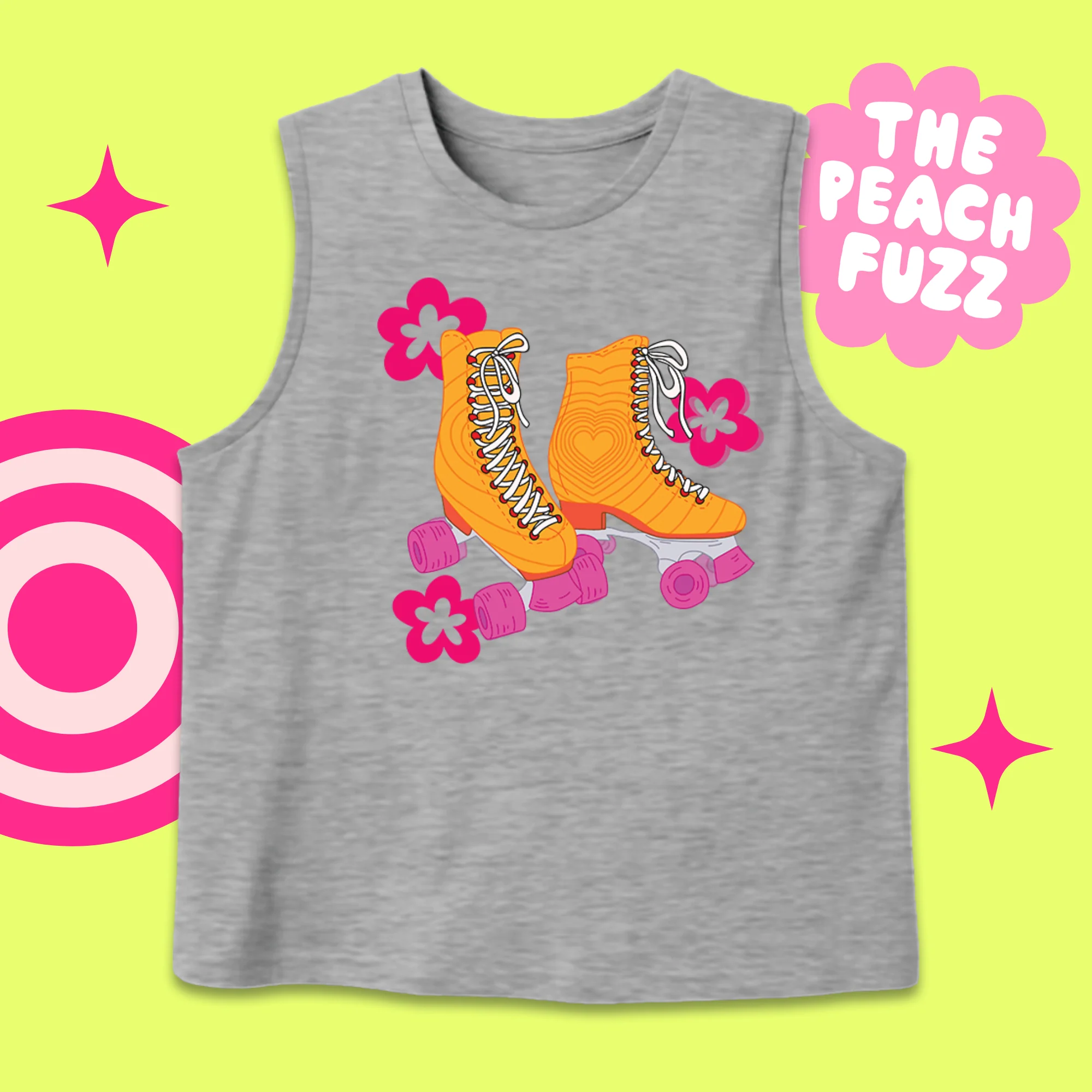 Roller Skates Tank Top Shirt - Image 7