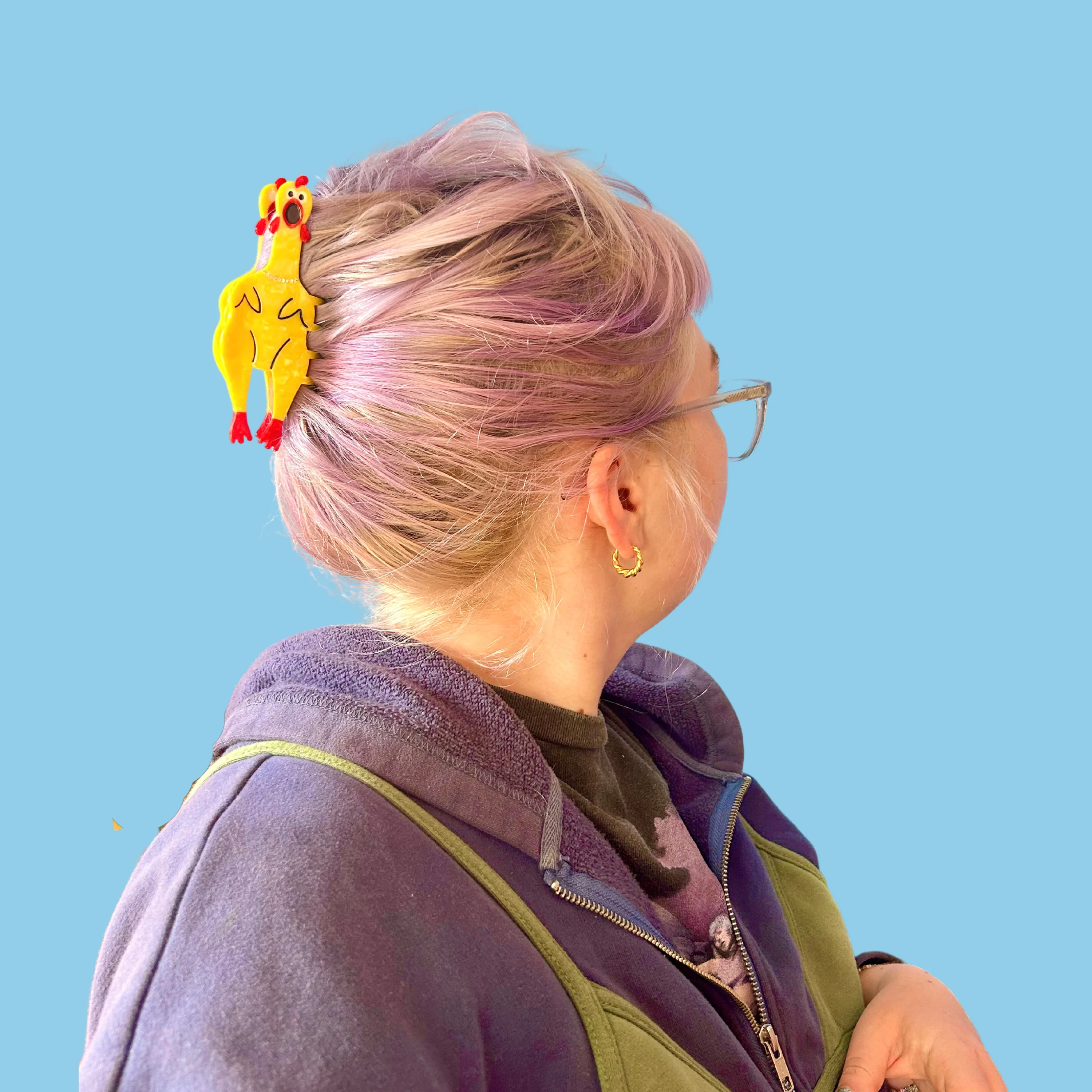 Rubber Chicken Hair Claw - Image 2