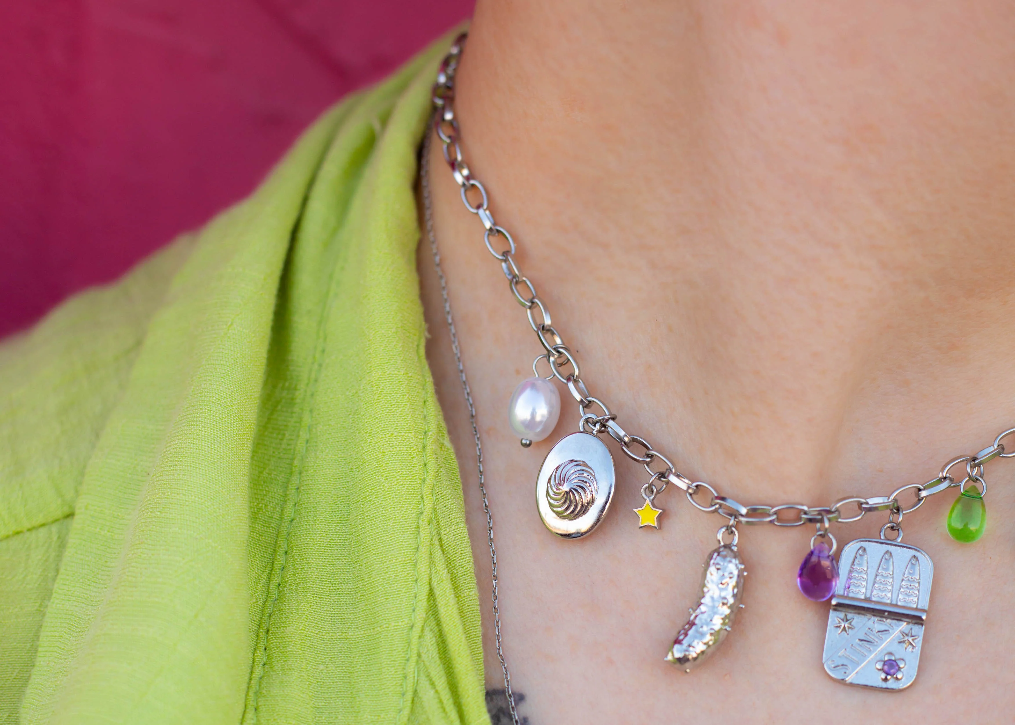 Stinky Snack Lover Necklace TPF X Chaos Magic Studio - Image 3