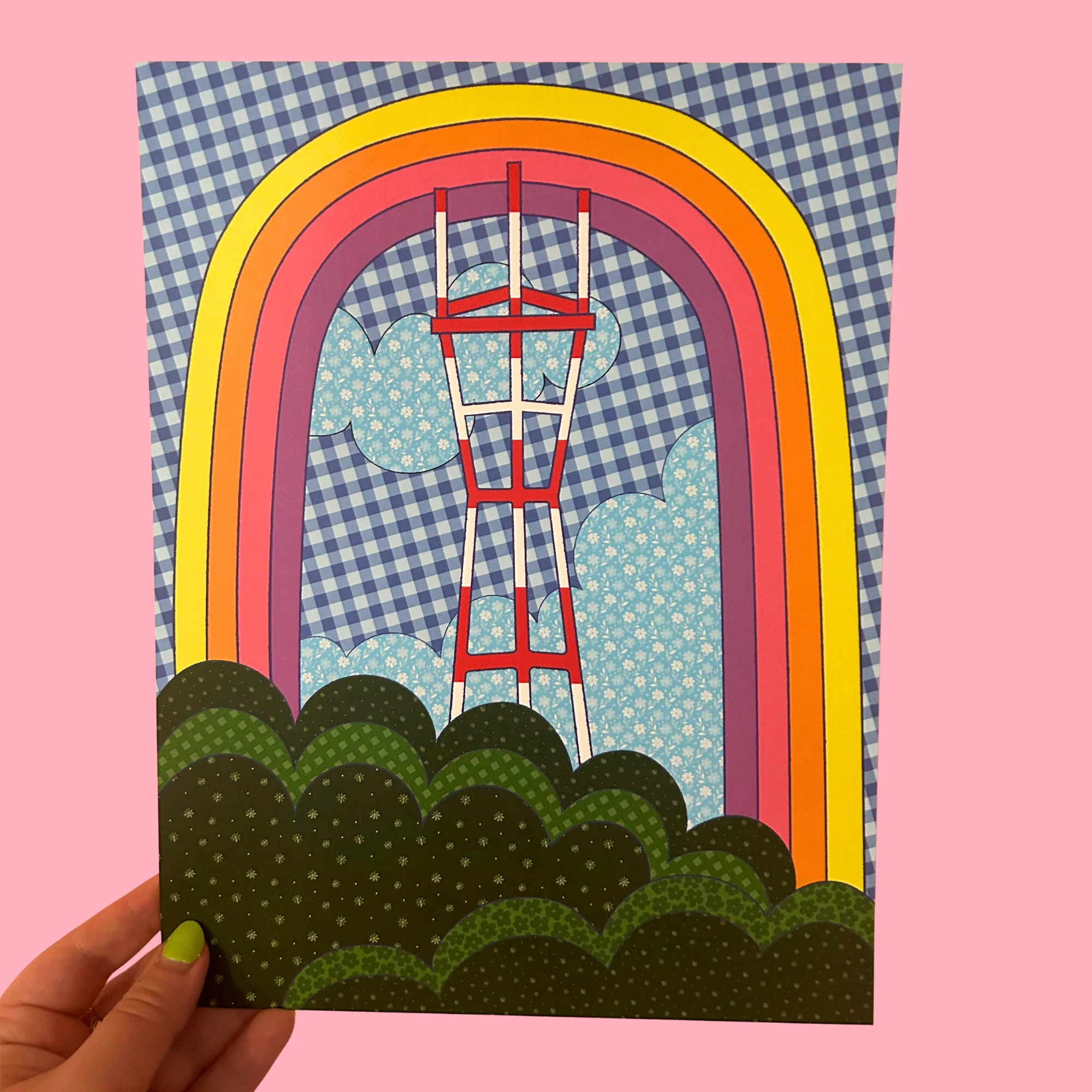 Sutro Tower Quilt Print - Image 2