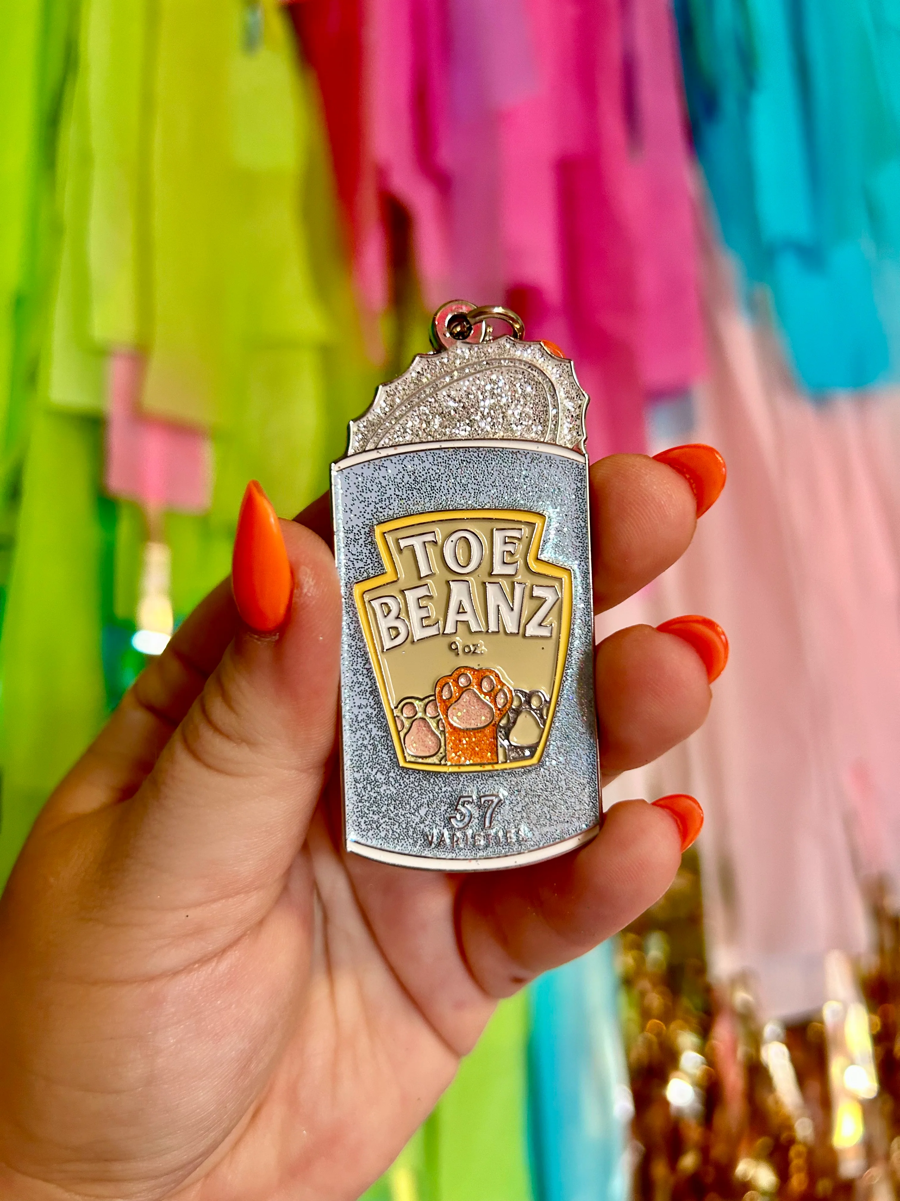 Toe Beans Glitter Keychain - Image 5