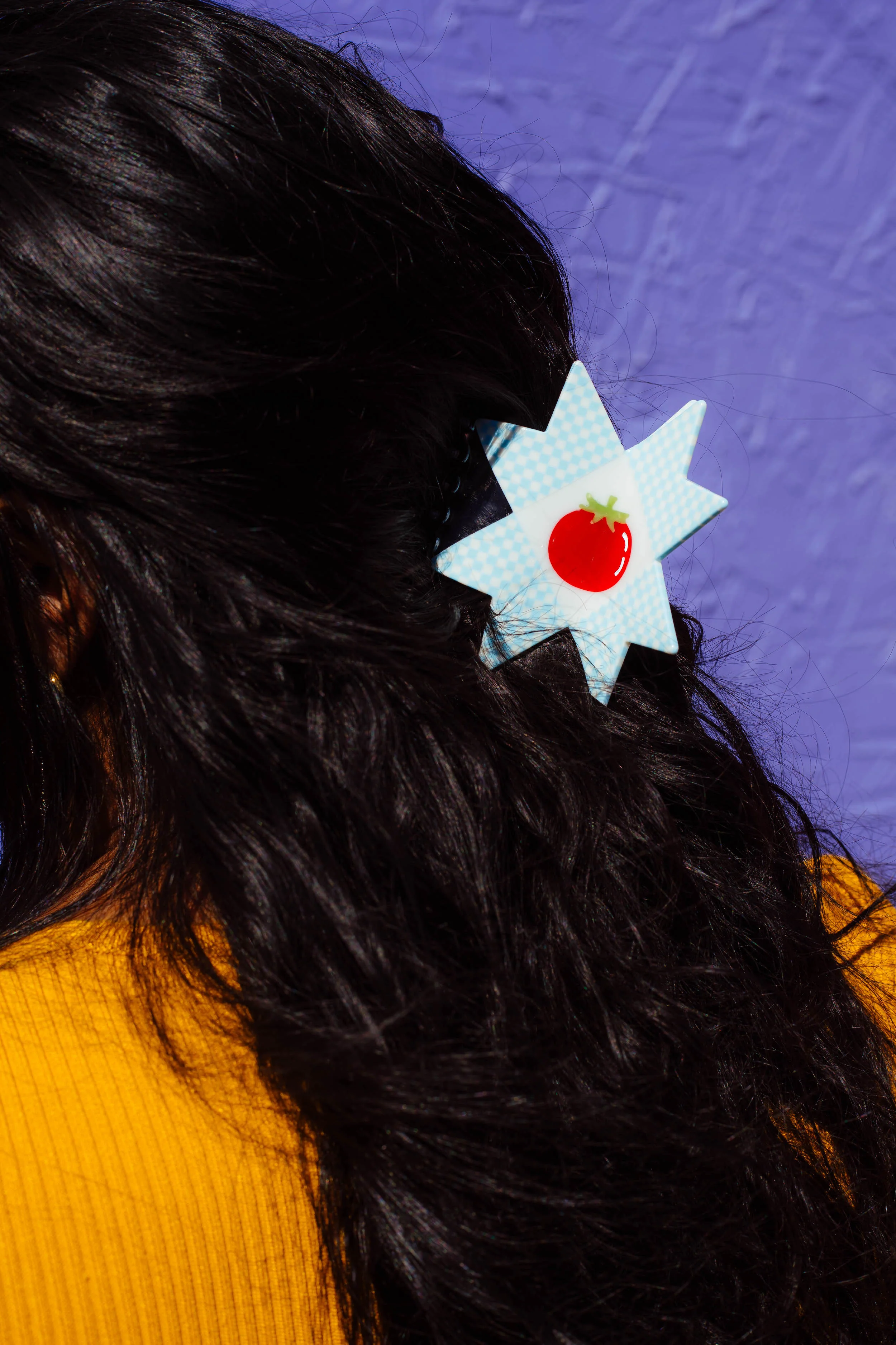 Tomato Quilt Hair Claw  TPF x Chaos Magic Studio - Image 2