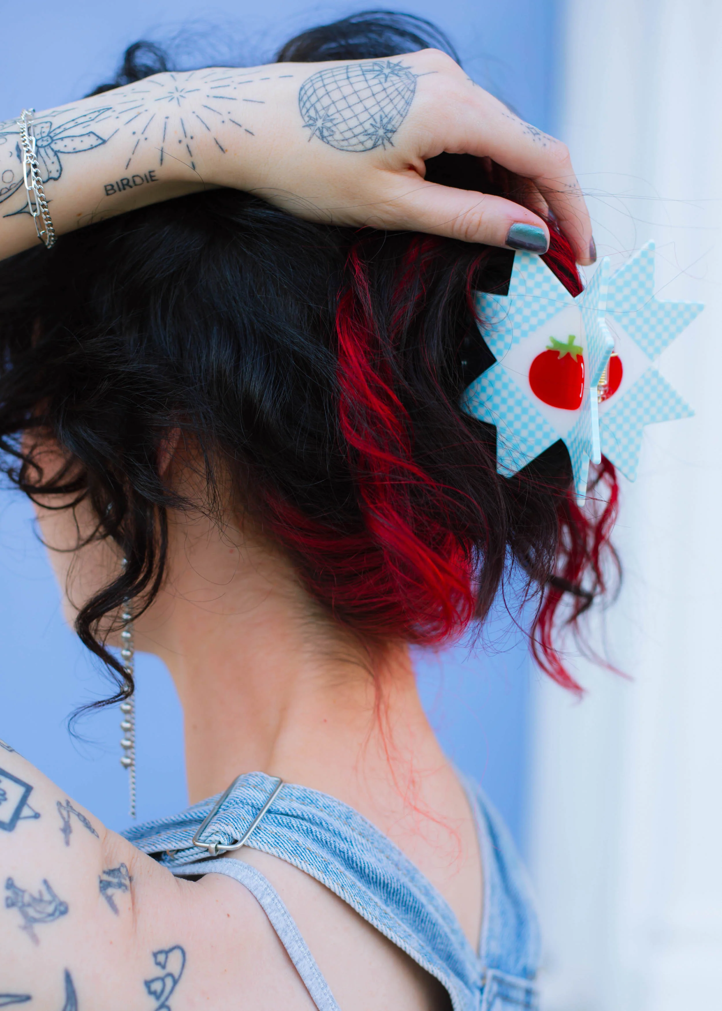 Tomato Quilt Hair Claw  TPF x Chaos Magic Studio - Image 3