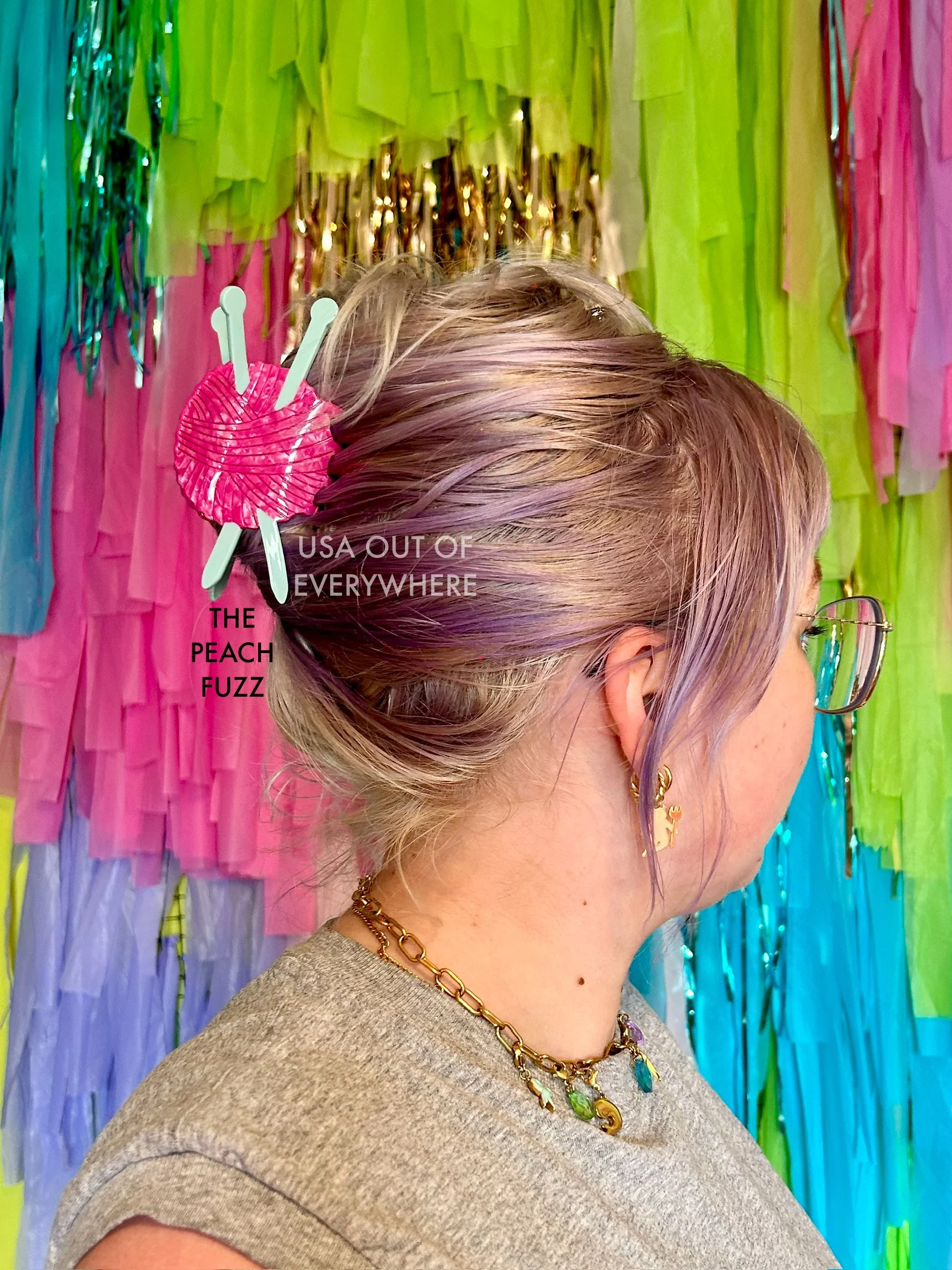 Knitting Needle Hair Claw - Image 2